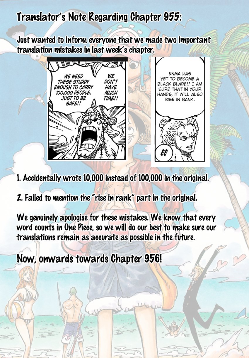 One Piece - chapter 956 - #1
