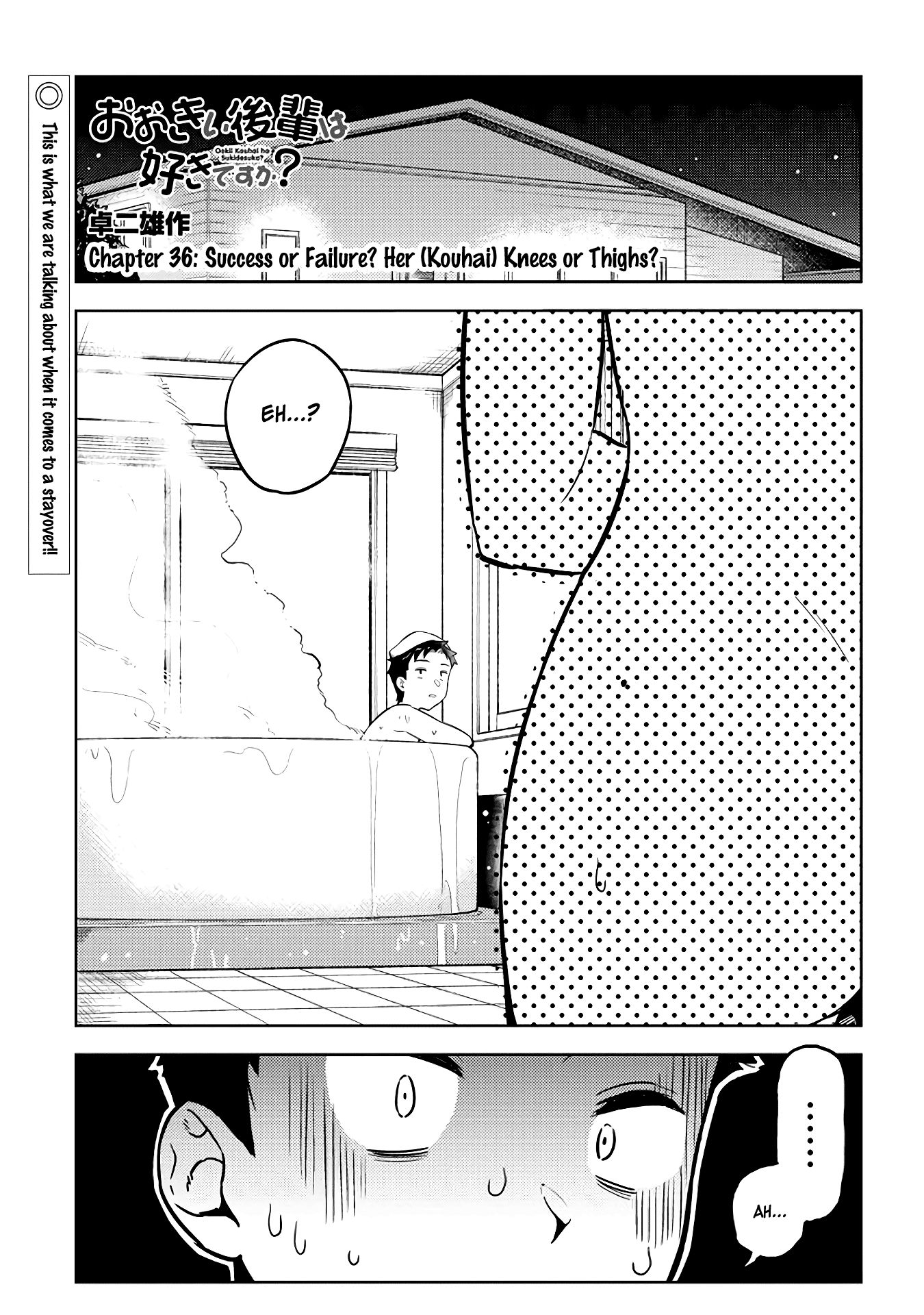 Ookii Kouhai wa Suki Desu ka? - chapter 36 - #1