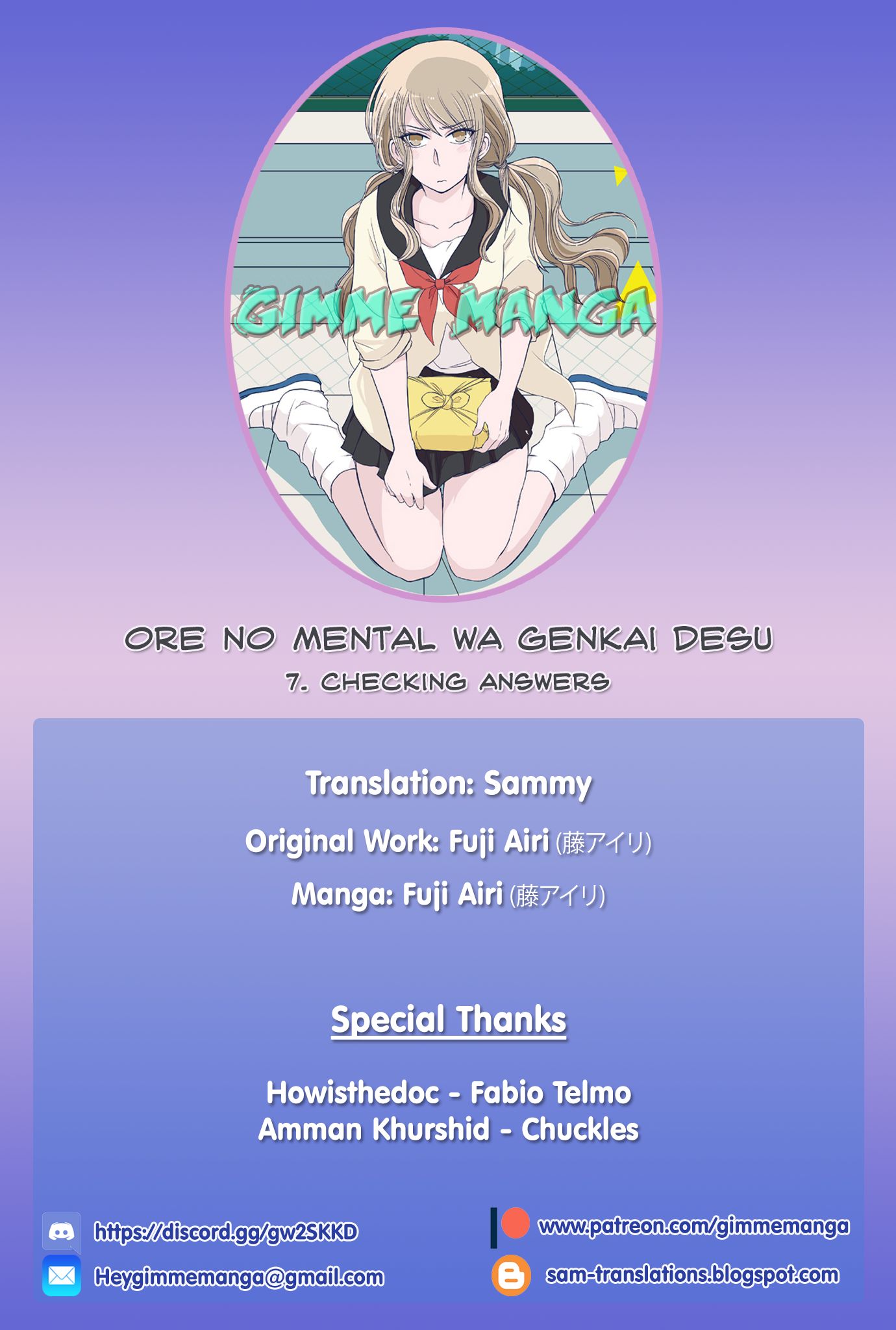 Ore no mental wa genkai desu - chapter 7 - #1