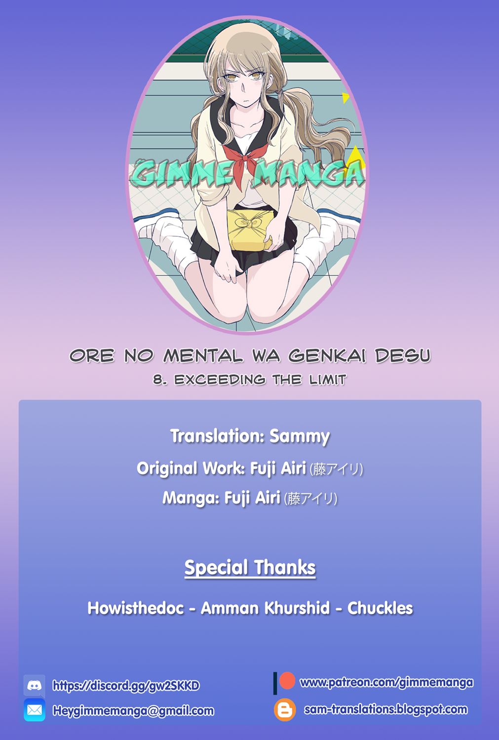Ore no mental wa genkai desu - chapter 8 - #1