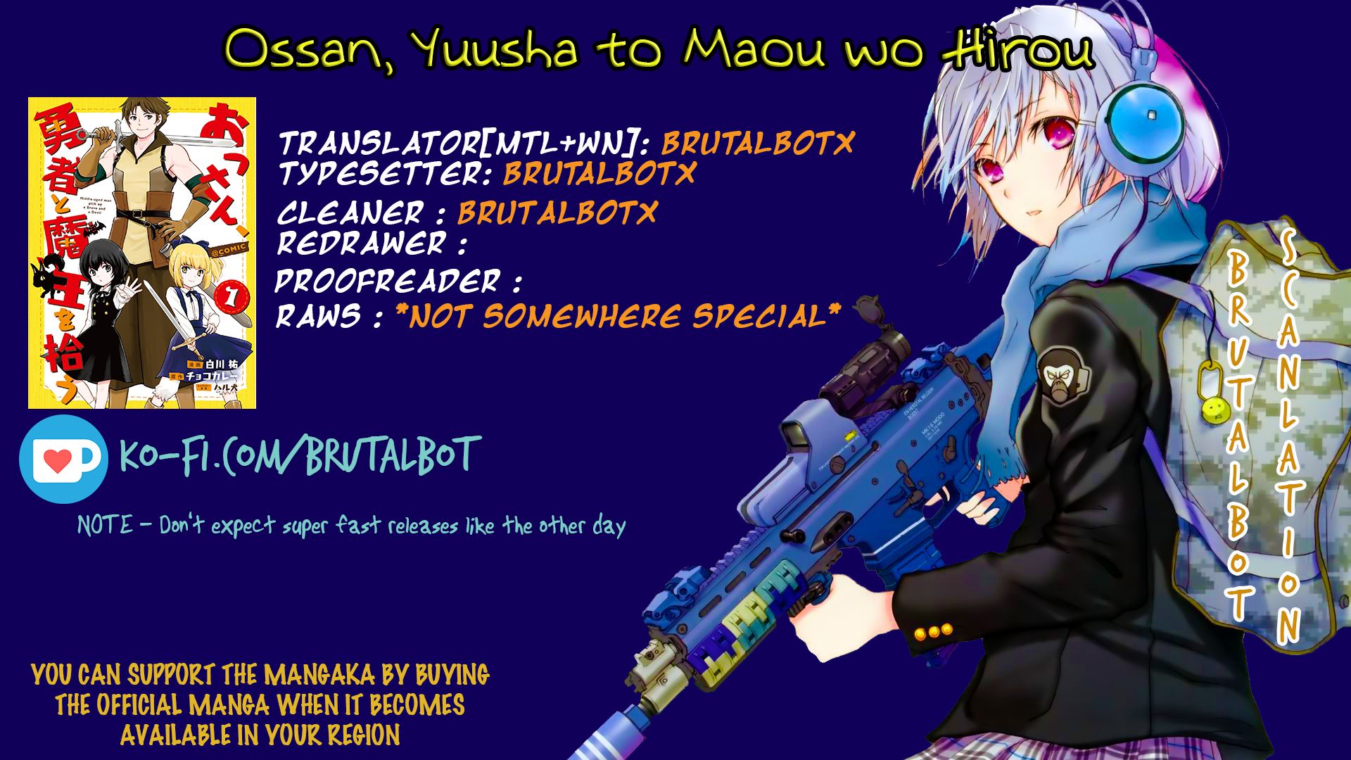 Ossan, Yuusha to Maou wo Hirou - chapter 1.1 - #1
