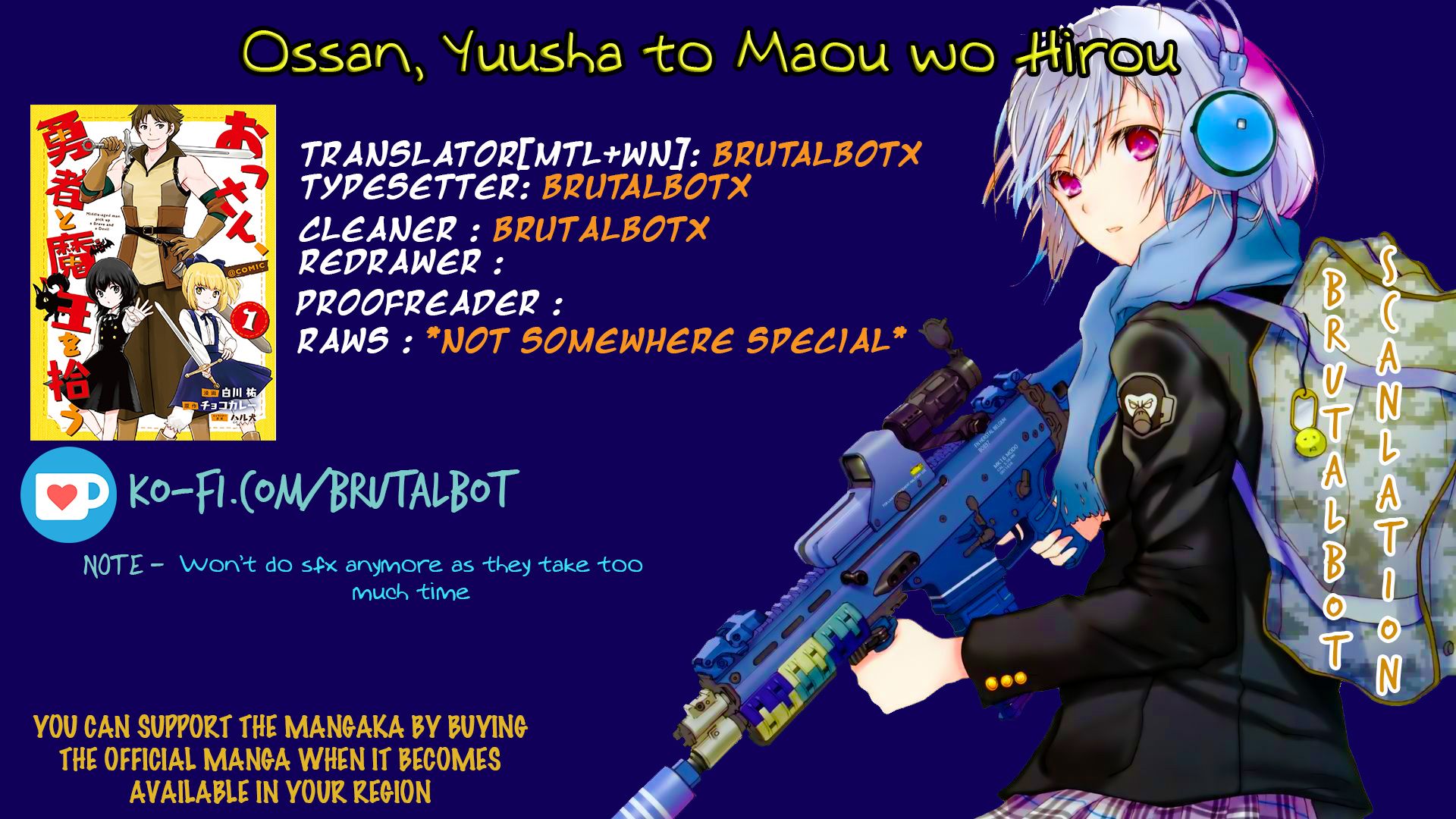 Ossan, Yuusha to Maou wo Hirou - chapter 1.2 - #1