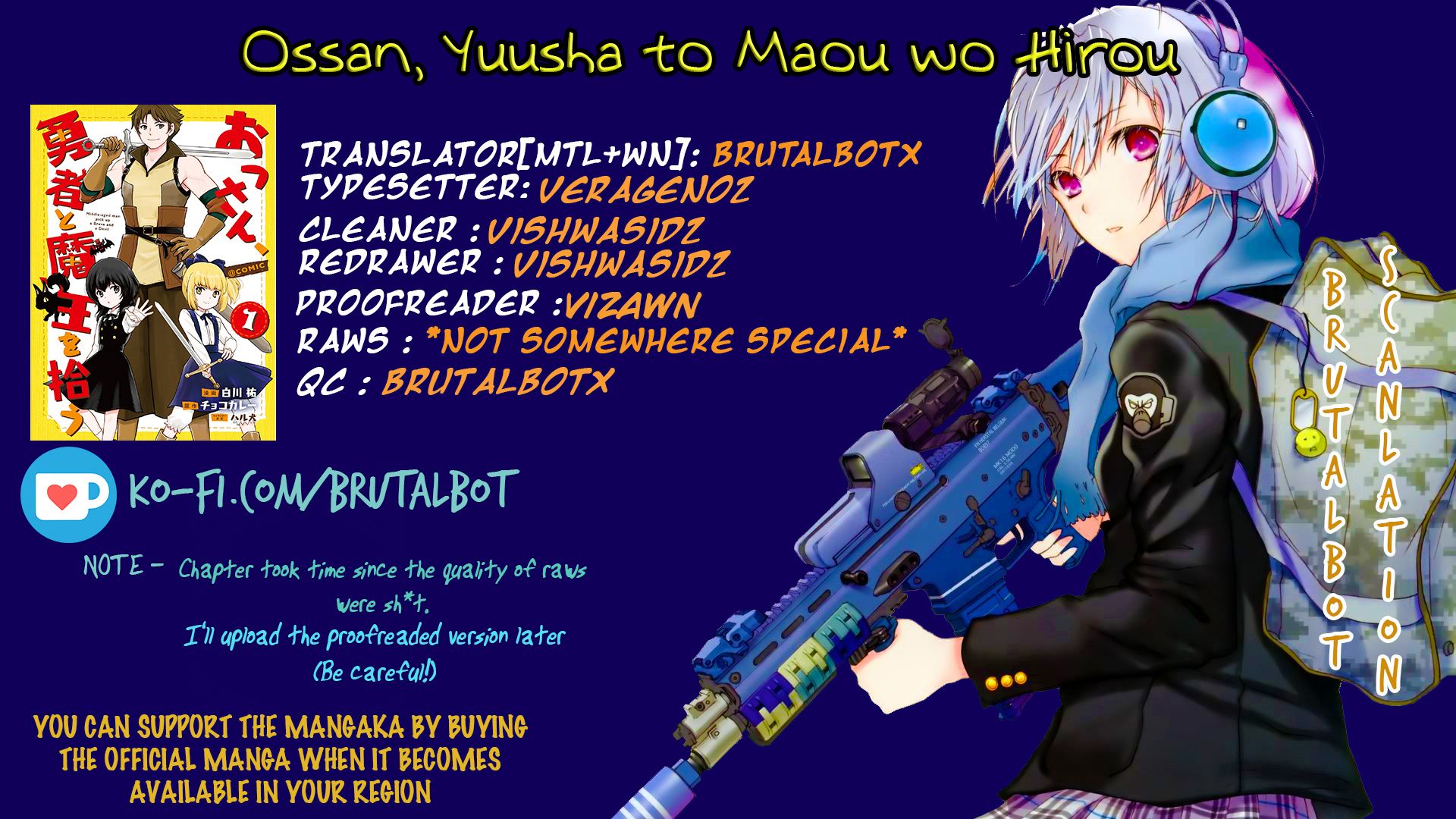 Ossan, Yuusha to Maou wo Hirou - chapter 3.2 - #1