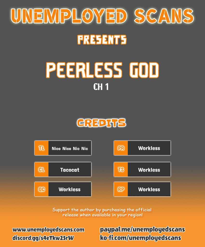 Peerless God - chapter 1 - #1