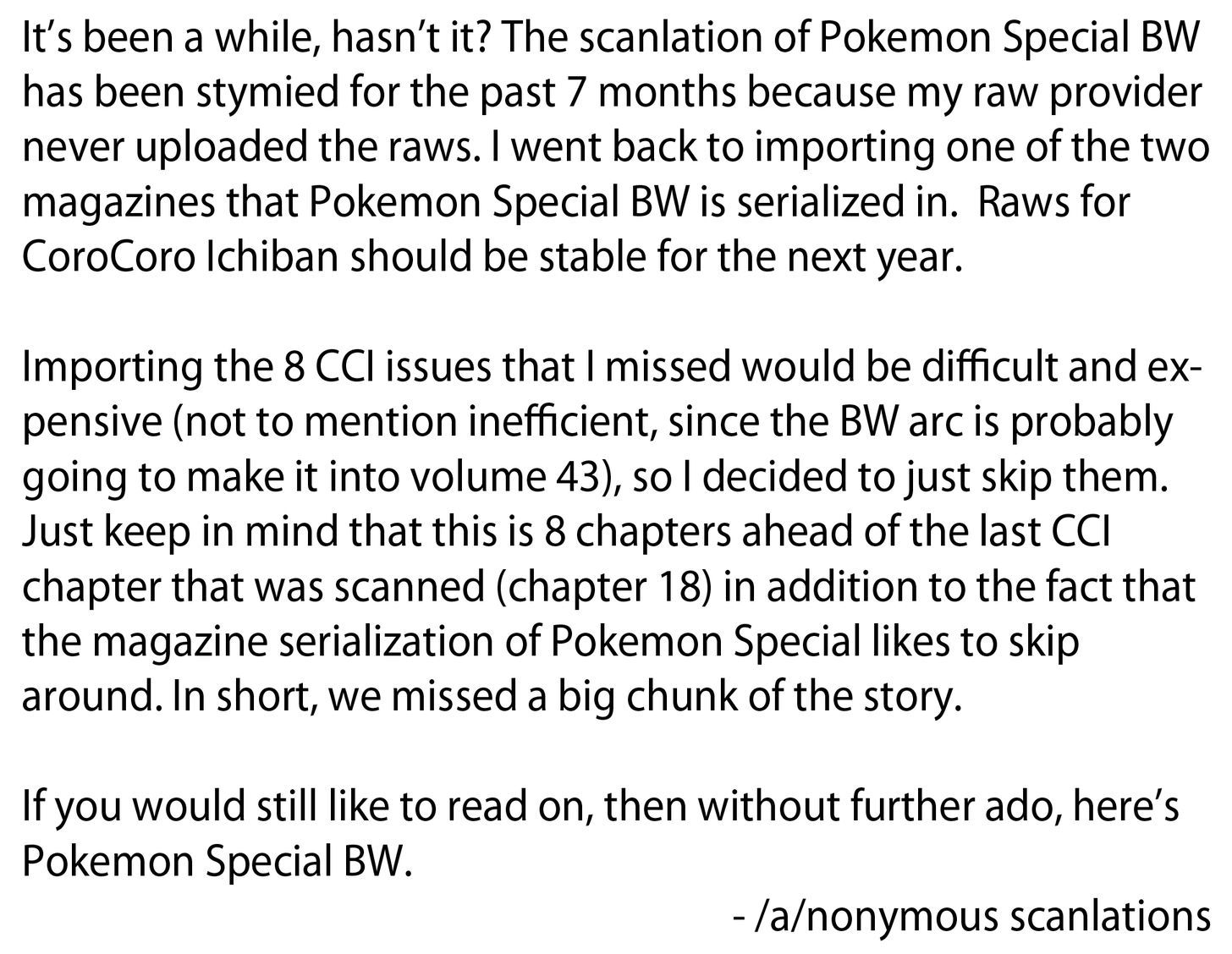 Pokemon Special: Black & White - chapter 19 - #1
