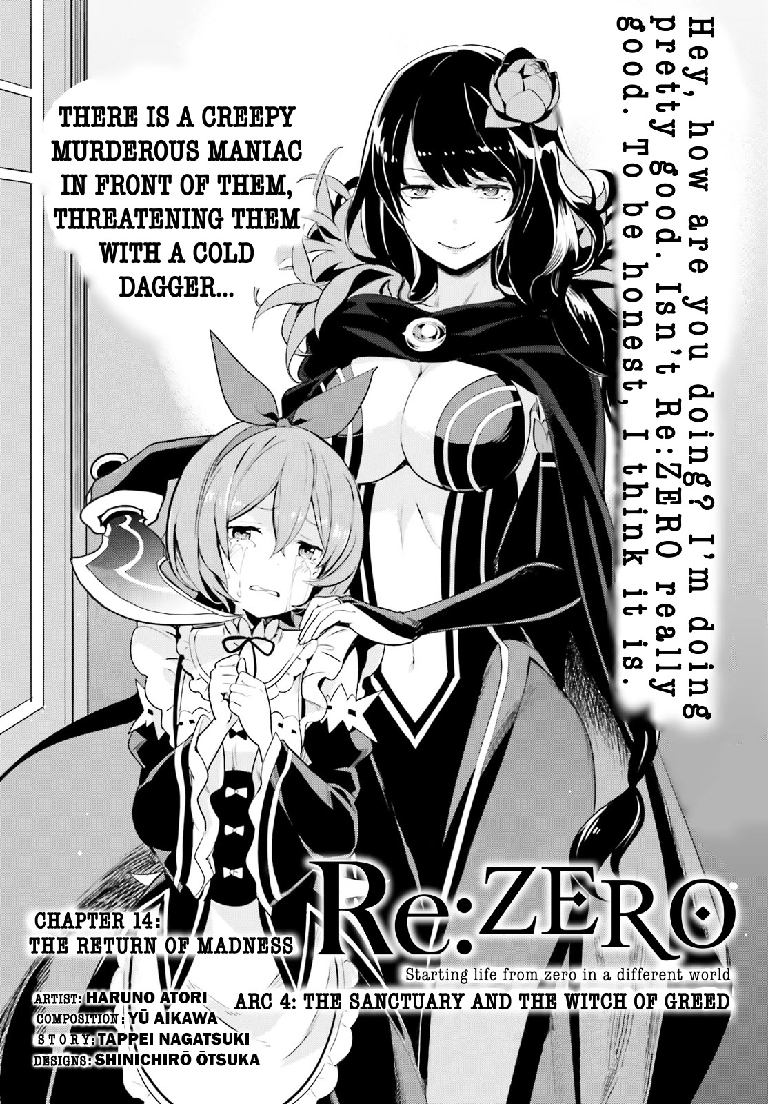 Re:zero Kara Hajimeru Isekai Seikatsu Dai 4-Shou - Seiiki To Gouyoku No Majo - chapter 14 - #1