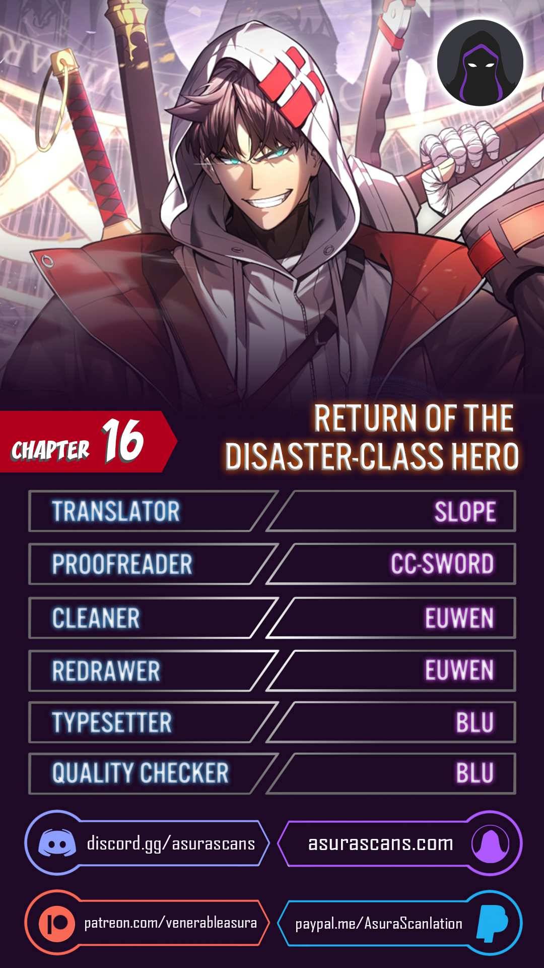 The Disaster Class Hero has Returned - chapter 16 - #1