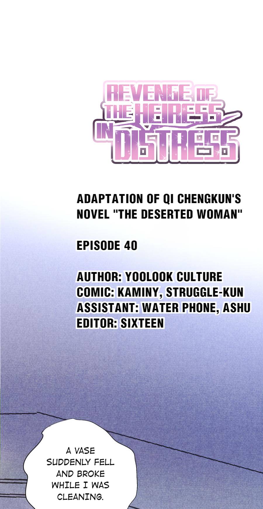 Revenge Of The Heiress In Distress - chapter 40 - #1