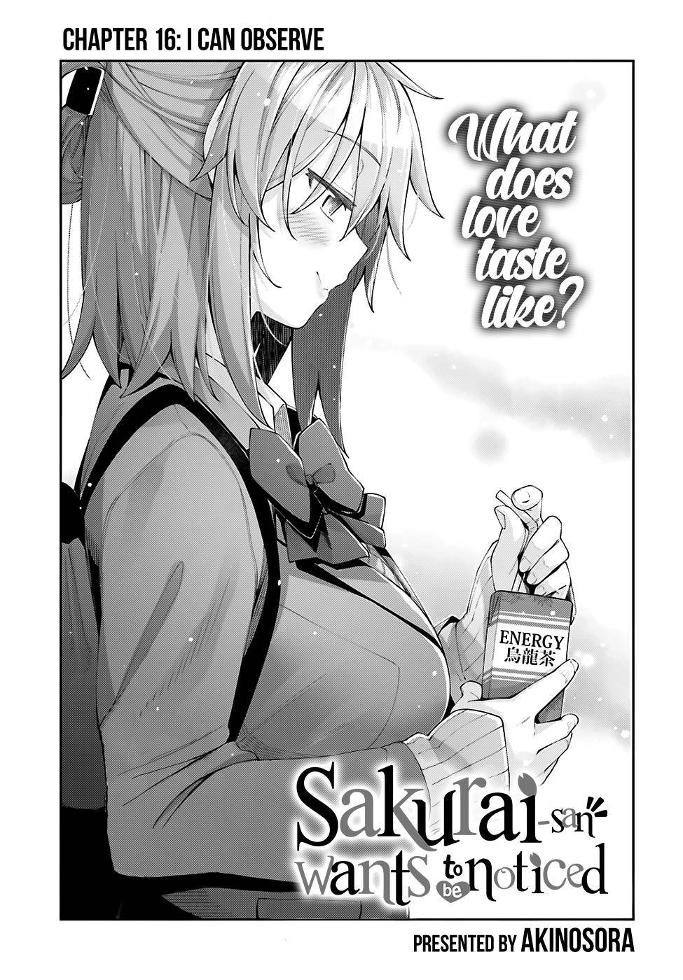 Sakurai-san Wants To Be Noticed - chapter 16 - #2