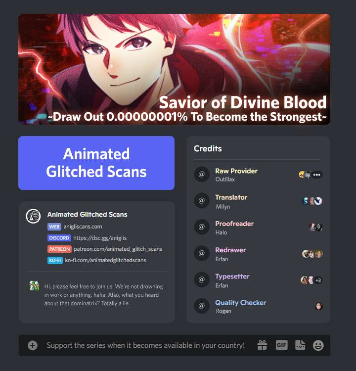 Savior of Divine Blood ~Draw Out 0.00000001% To Become the Strongest~ - chapter 13 - #1