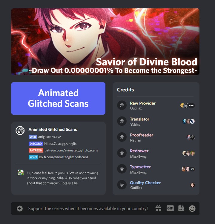 Savior of Divine Blood ~Draw Out 0.00000001% To Become the Strongest~ - chapter 72 - #1