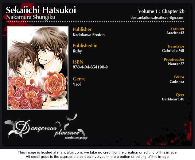 Sekaiichi Hatsukoi - chapter 4 - #2
