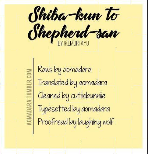 Shiba-Kun to Shepherd-San - chapter 6 - #1