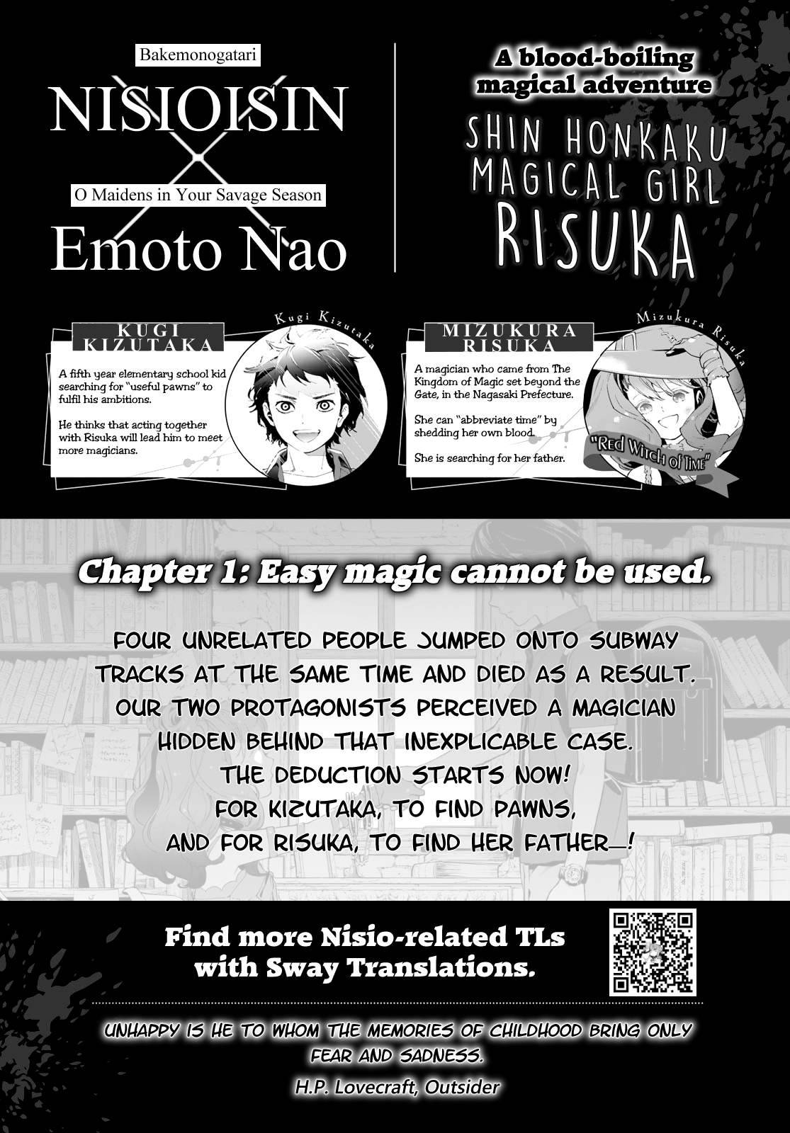 Shin Honkaku Mahou Shoujo Risuka - chapter 2 - #1