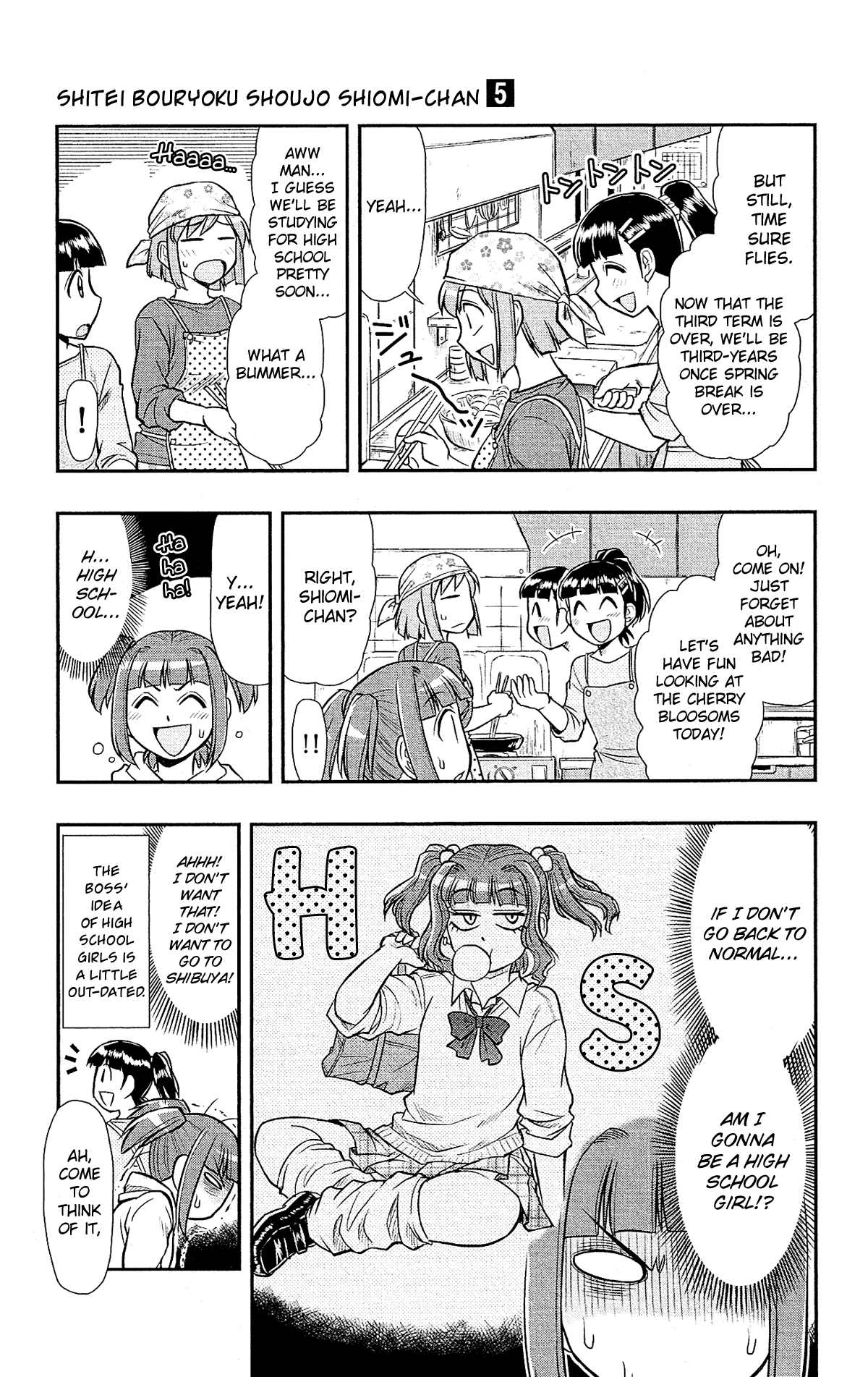Shitei Bouryoku Shoujo Shiomi-chan - chapter 27 - #6
