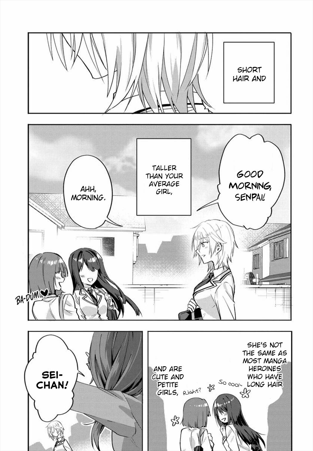 Since I’Ve Entered The World Of Romantic Comedy Manga, I’Ll Do My Best To Make The Losing Heroine Happy - chapter 2.1 - #3