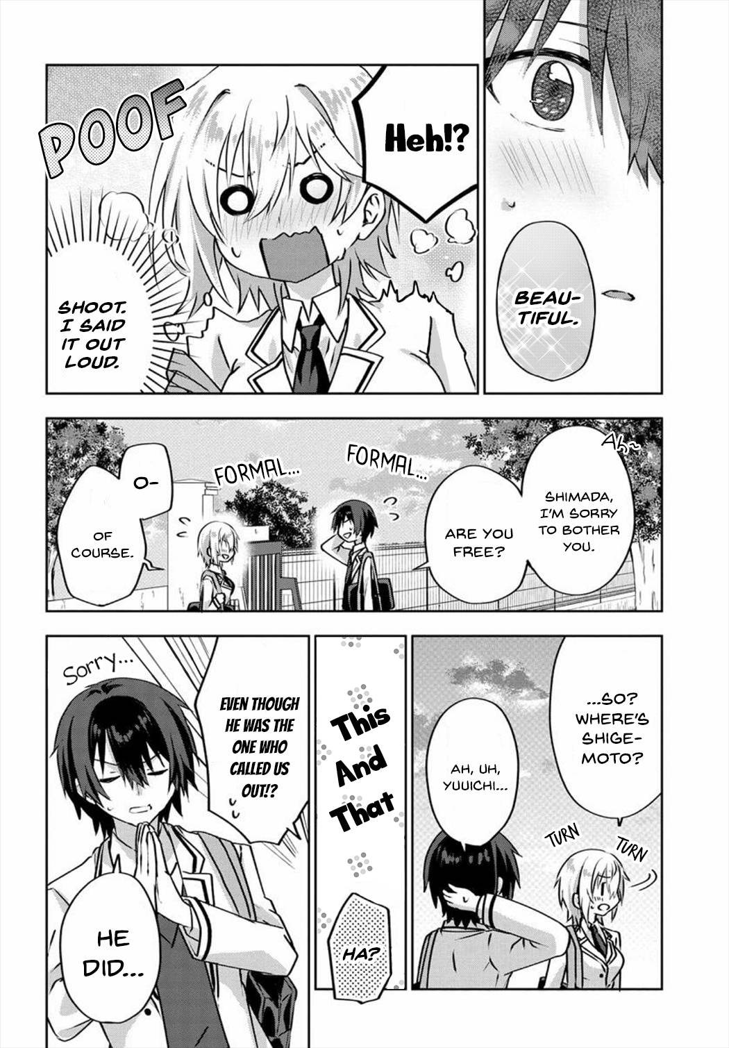 Since I’ve Entered the World of Romantic Comedy Manga, I’ll Do My Best to Make the Losing Heroine Happy. - chapter 3.5 - #4
