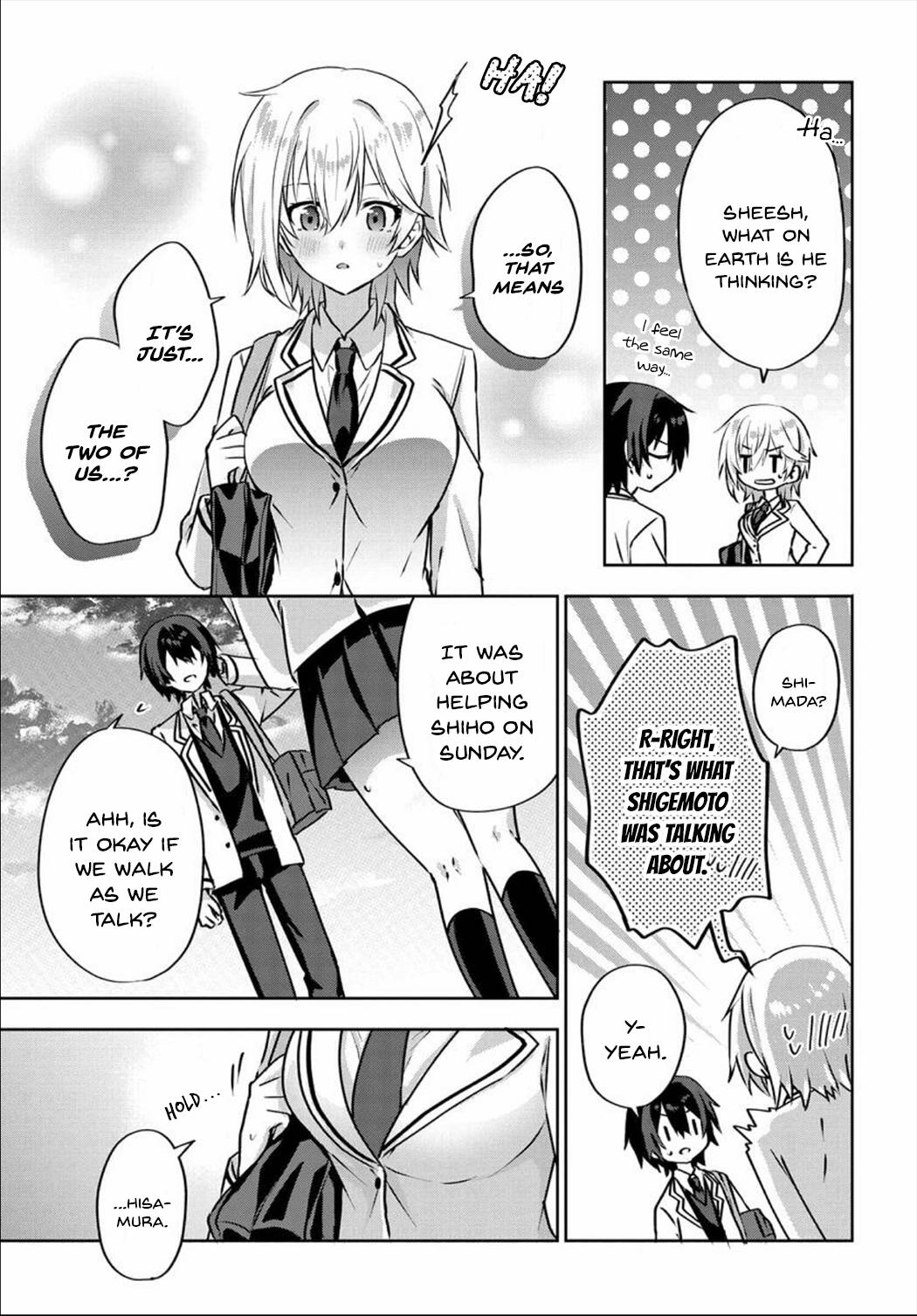 Since I’ve Entered the World of Romantic Comedy Manga, I’ll Do My Best to Make the Losing Heroine Happy. - chapter 3.5 - #5