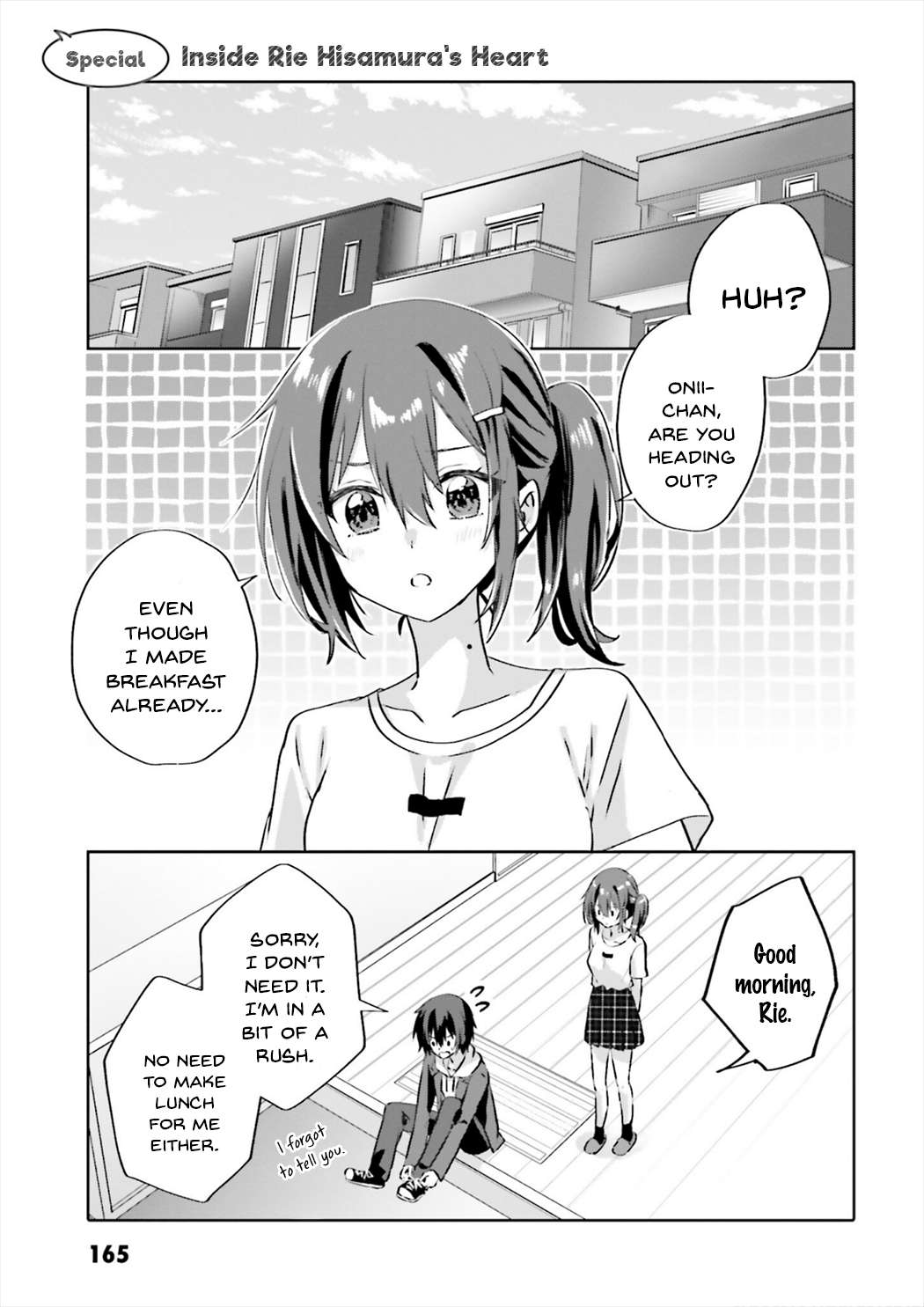 Since I’ve Entered the World of Romantic Comedy Manga, I’ll Do My Best to Make the Losing Heroine Happy. - chapter 6.5 - #1