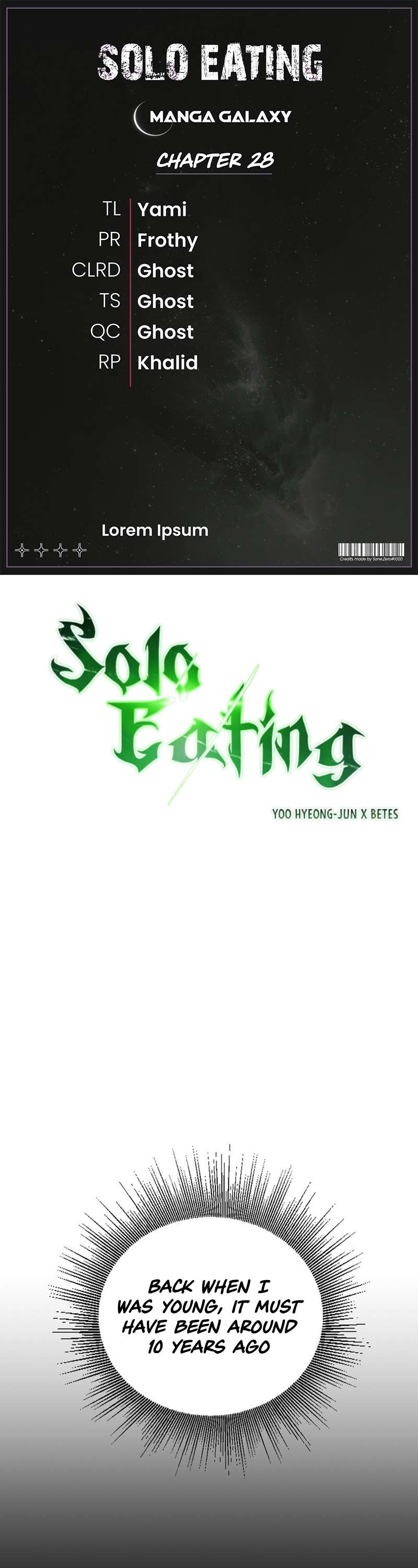 Becoming Overpowered by Solo Eating - chapter 28 - #1