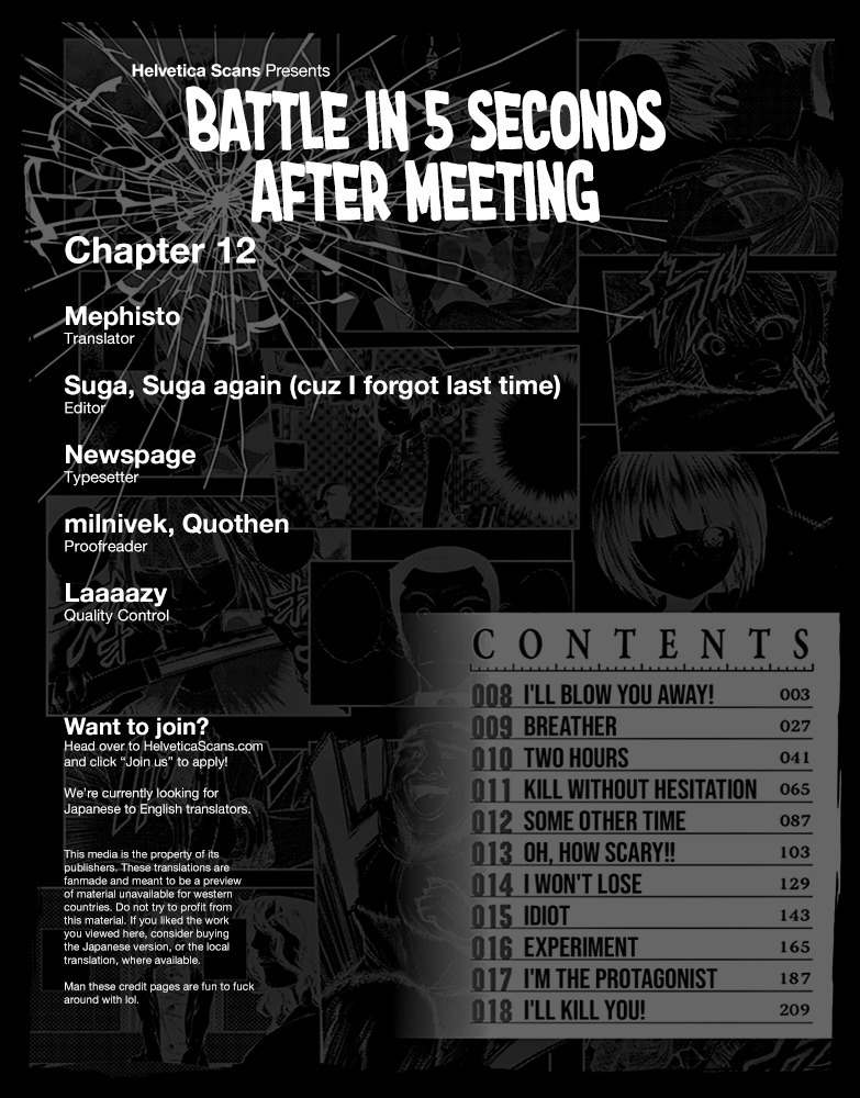 Start Fighting 5 Seconds After Meeting - chapter 12 - #1