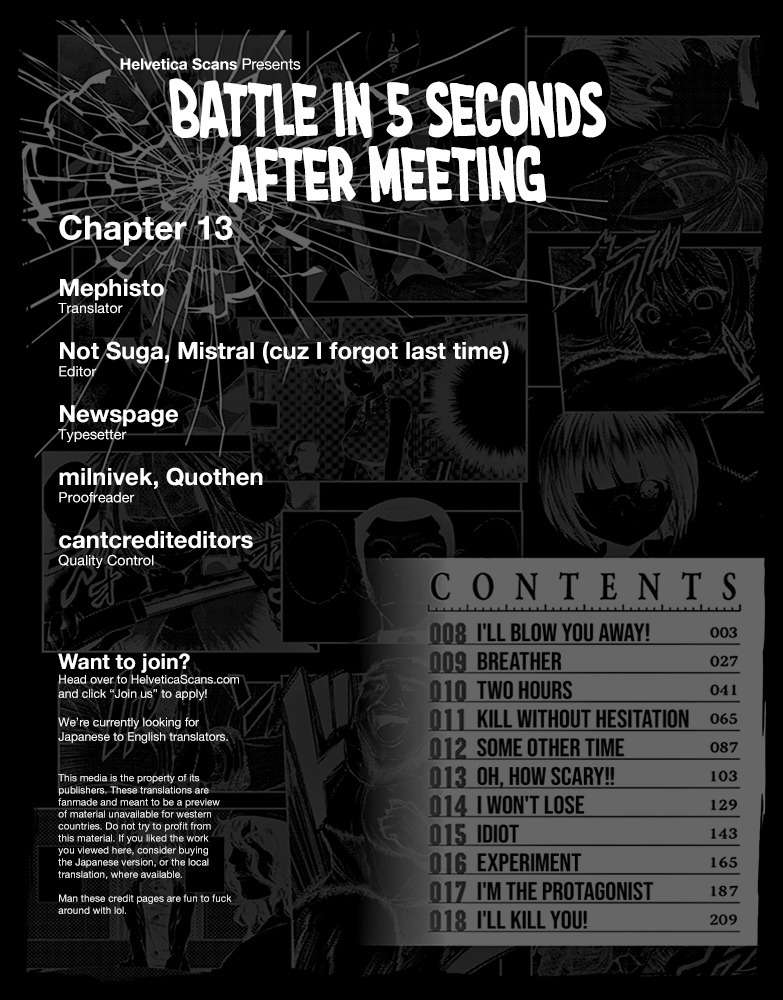 Start Fighting 5 Seconds After Meeting - chapter 13 - #1