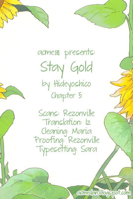 Stay Gold - chapter 5 - #1