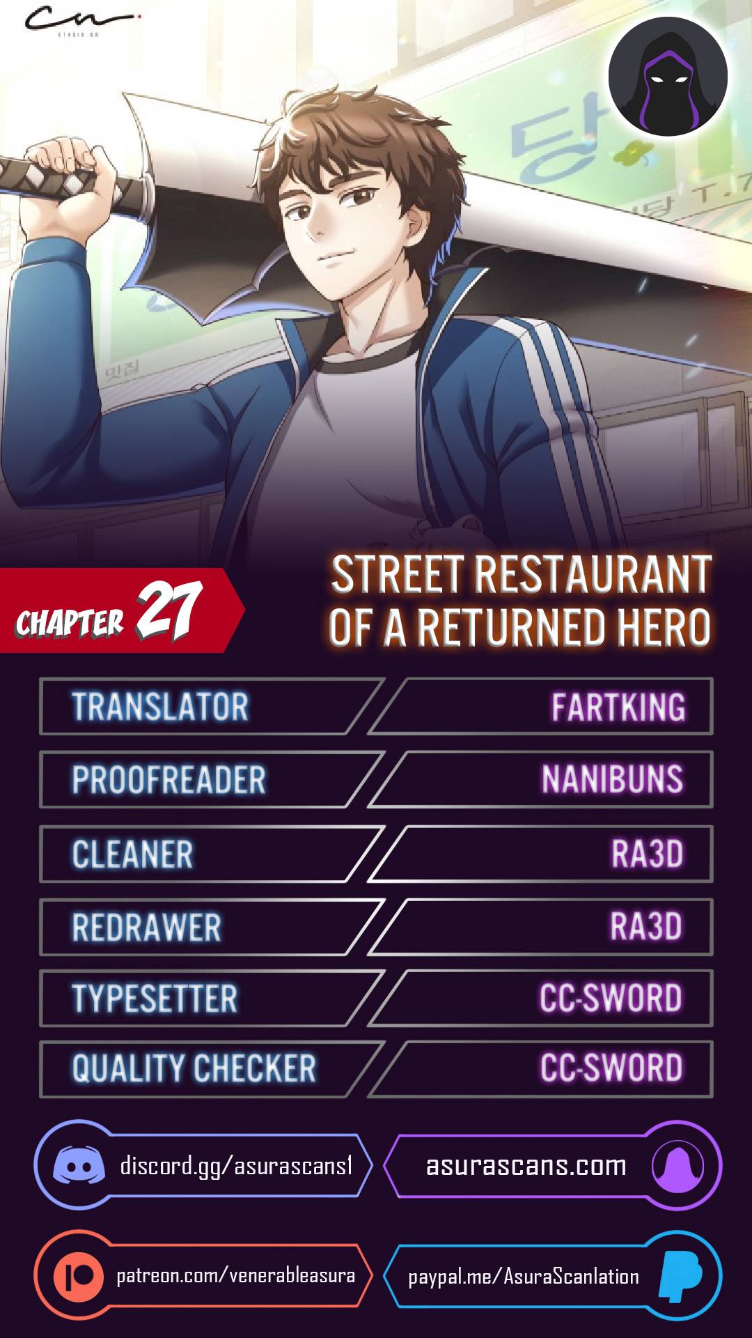 Street Restaurant of a Returned Hero - chapter 27 - #1