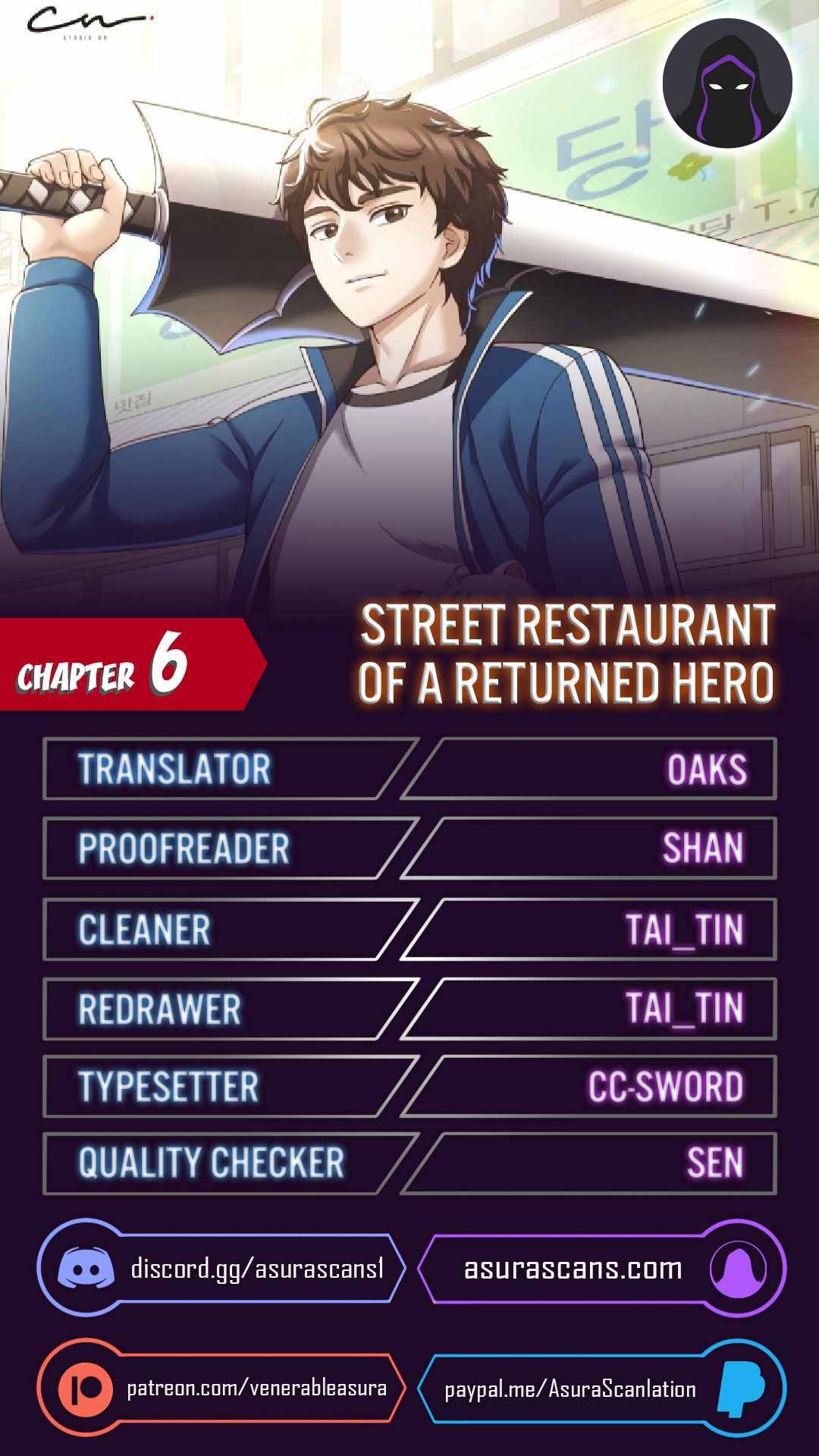 Street Restaurant of a Returned Hero - chapter 6 - #1