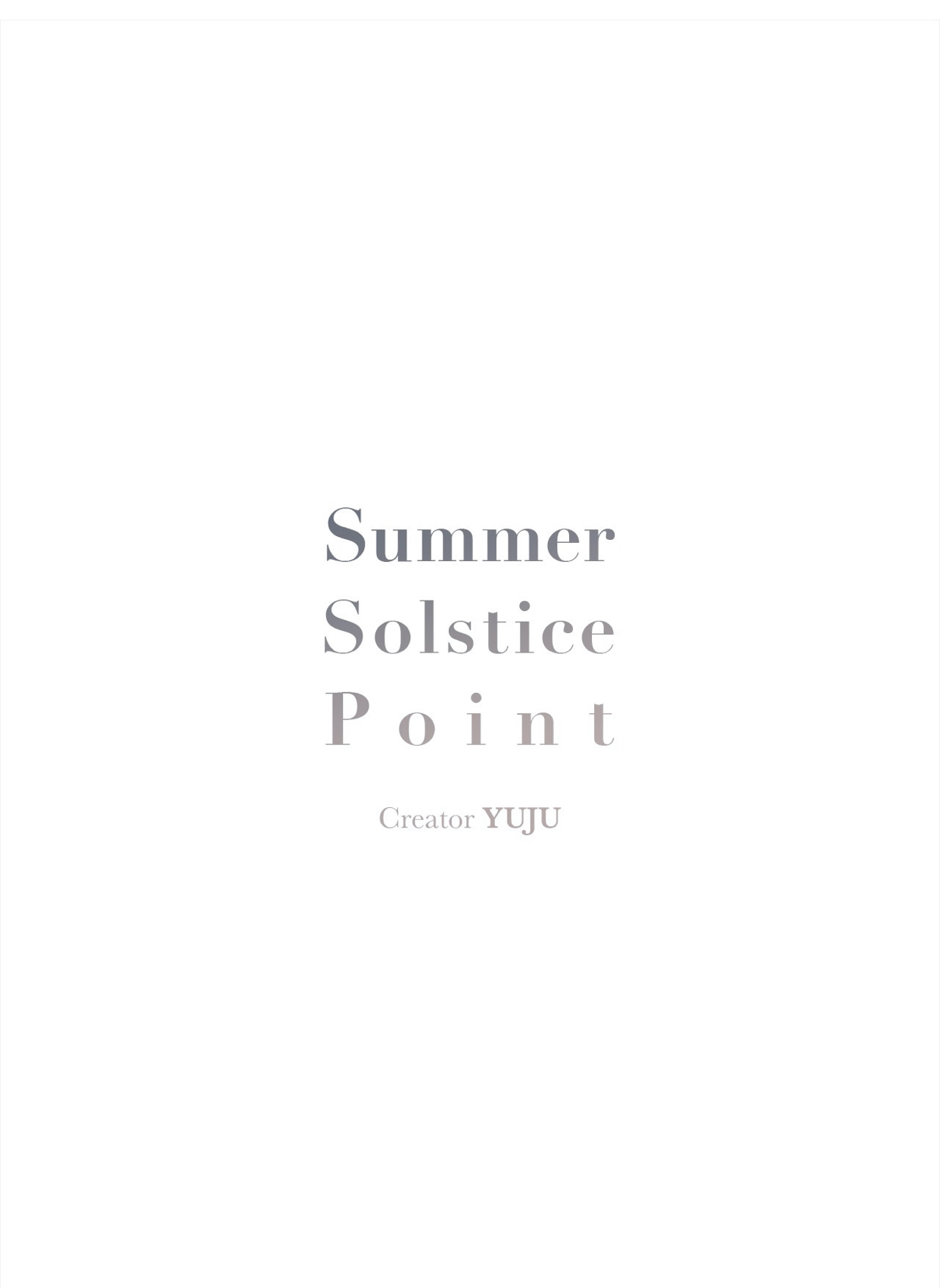 Summer Solstice Point - chapter 1 - #1