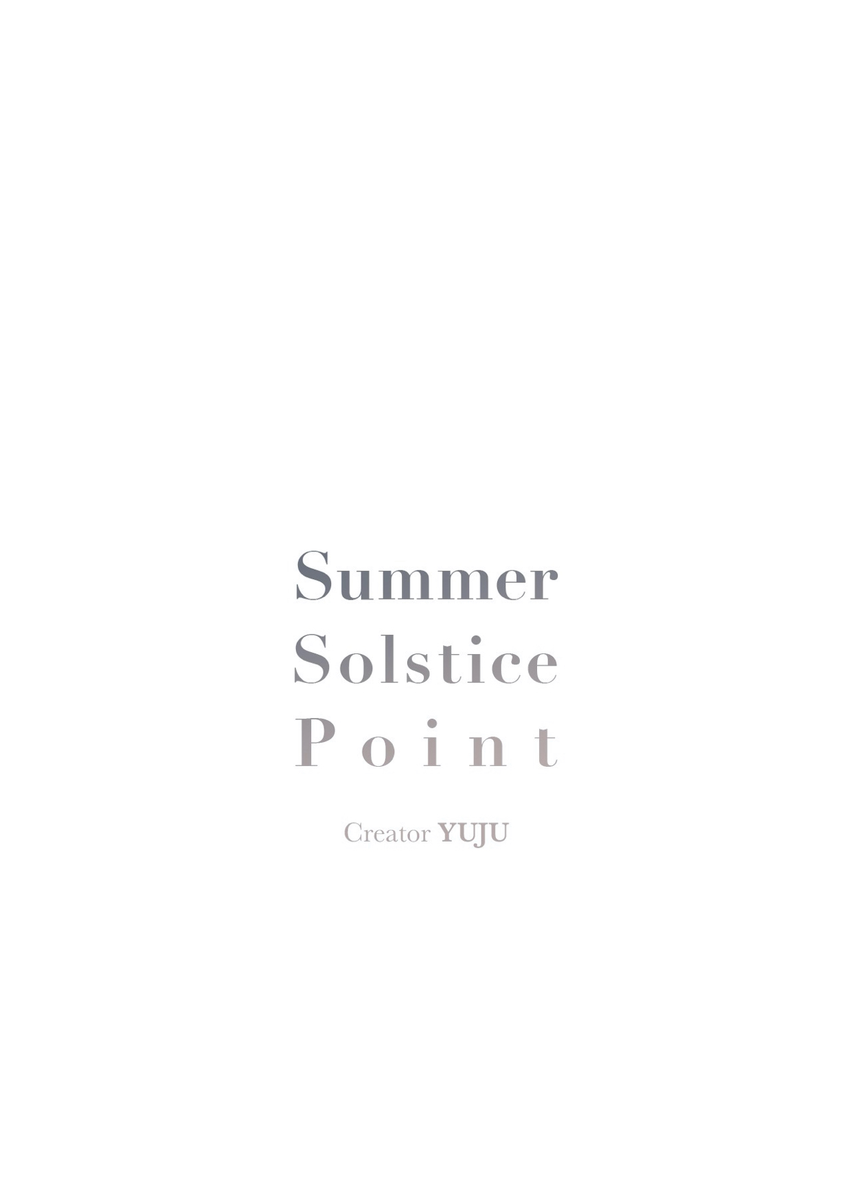 Summer Solstice Point - chapter 2 - #1