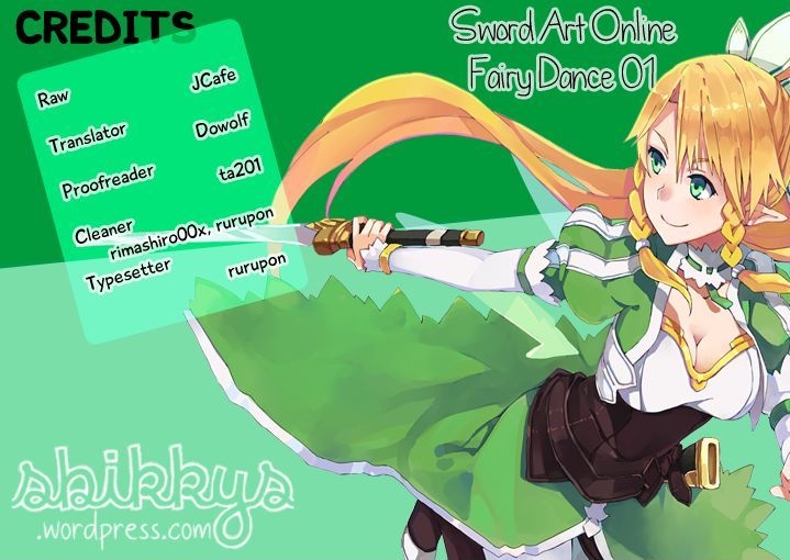 Sword Art Online - Fairy Dance - chapter 1 - #1