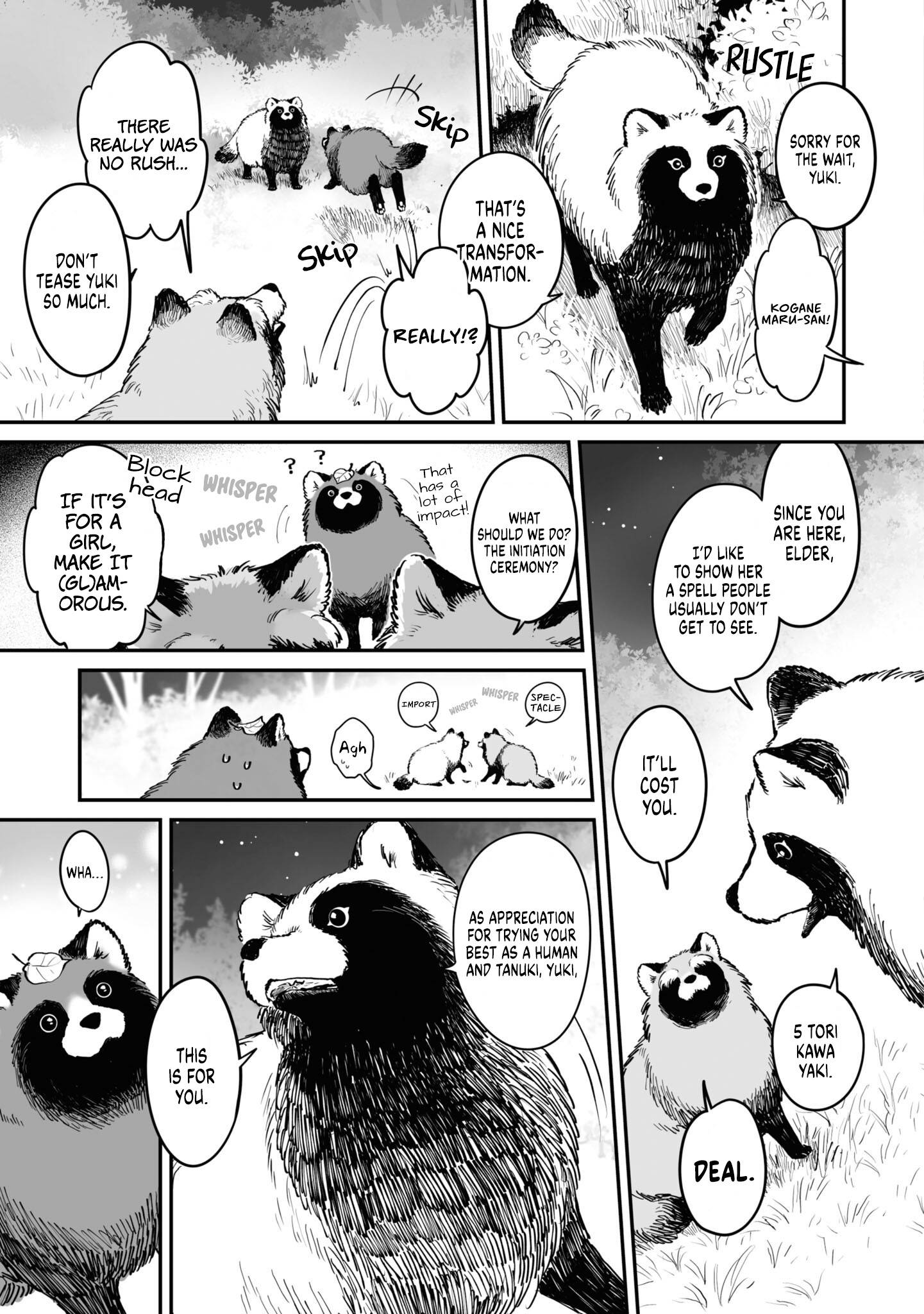 OL who was scouted by a tanuki when she tried to die - chapter 18 - #5