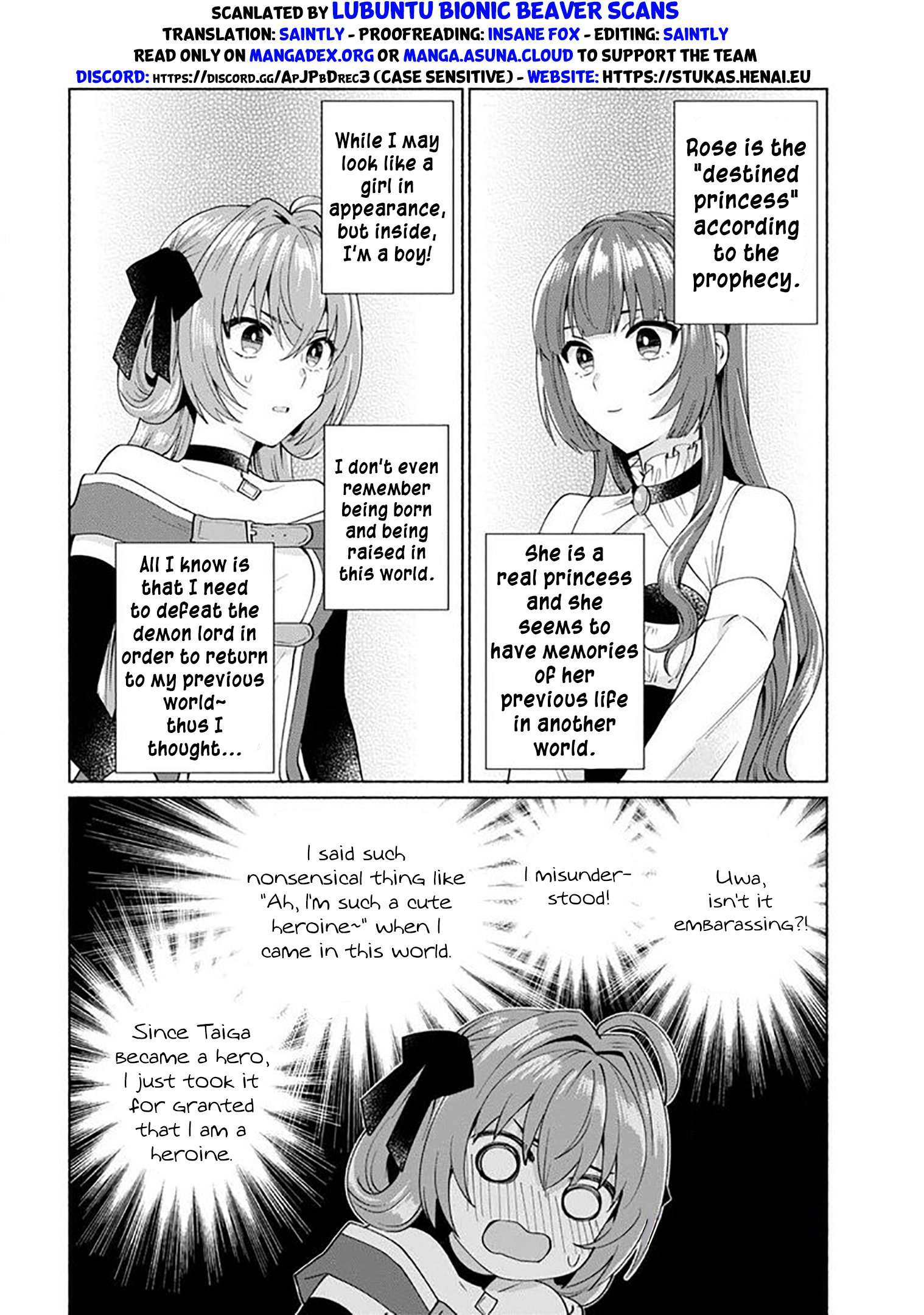 Tensei shitara Ore ga Heroine de aitsu ga Yuusha datta - chapter 27 - #2