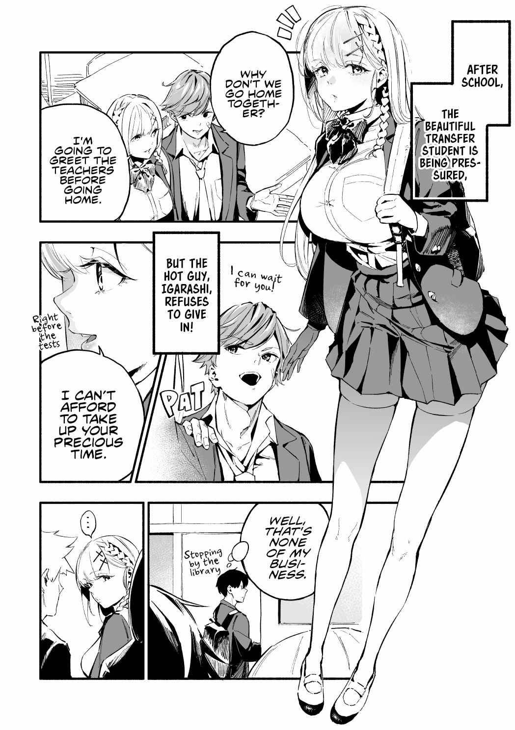 The Angelic Transfer Student and Mastophobia-kun - chapter 3 - #1