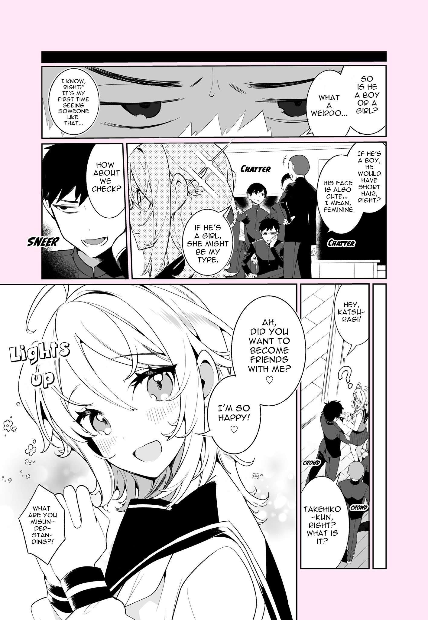 The Beginning of a Battle With a Cross-Dressing Transfer Student! - chapter 1 - #2