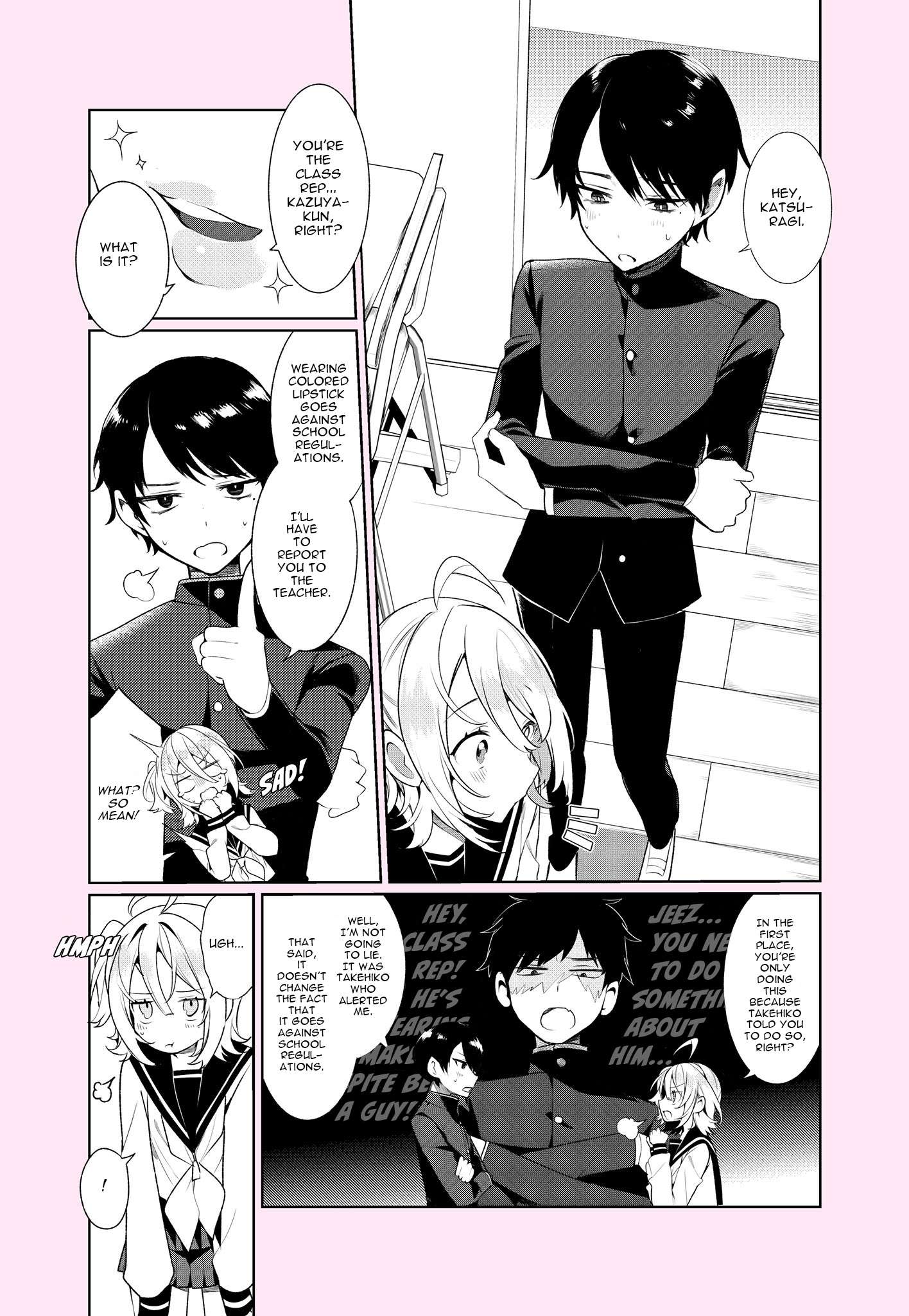 The Beginning of a Battle With a Cross-Dressing Transfer Student! - chapter 4 - #1