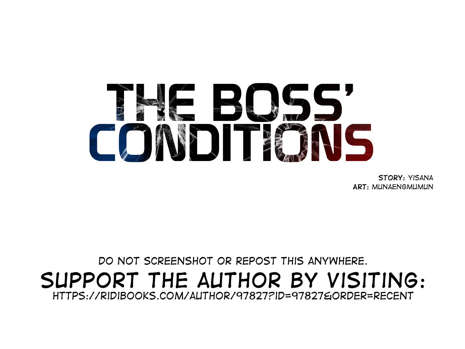 The Boss&rsquo; Conditions - chapter 9 - #6