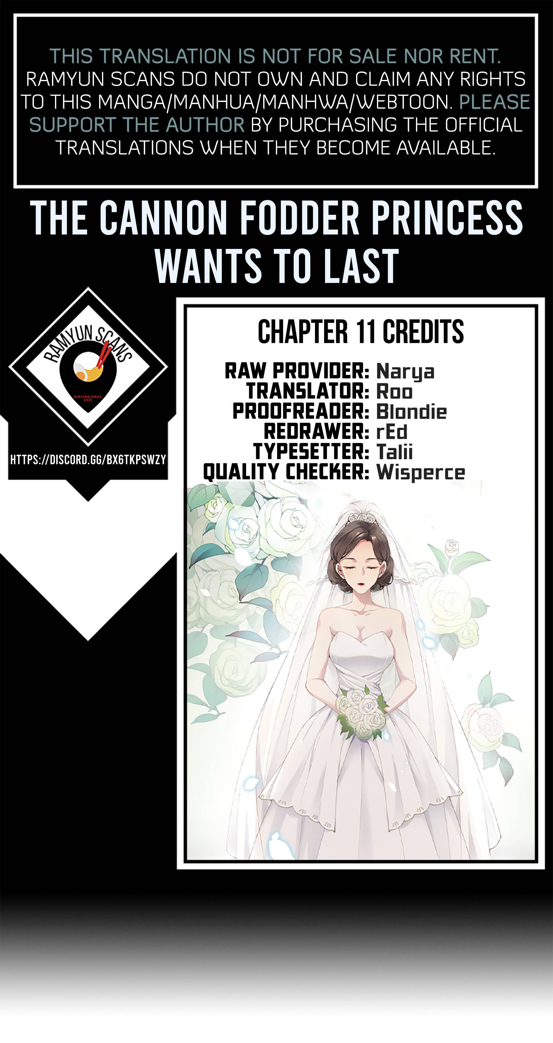 The Cannon Fodder Princess Wants To Last - chapter 11 - #1