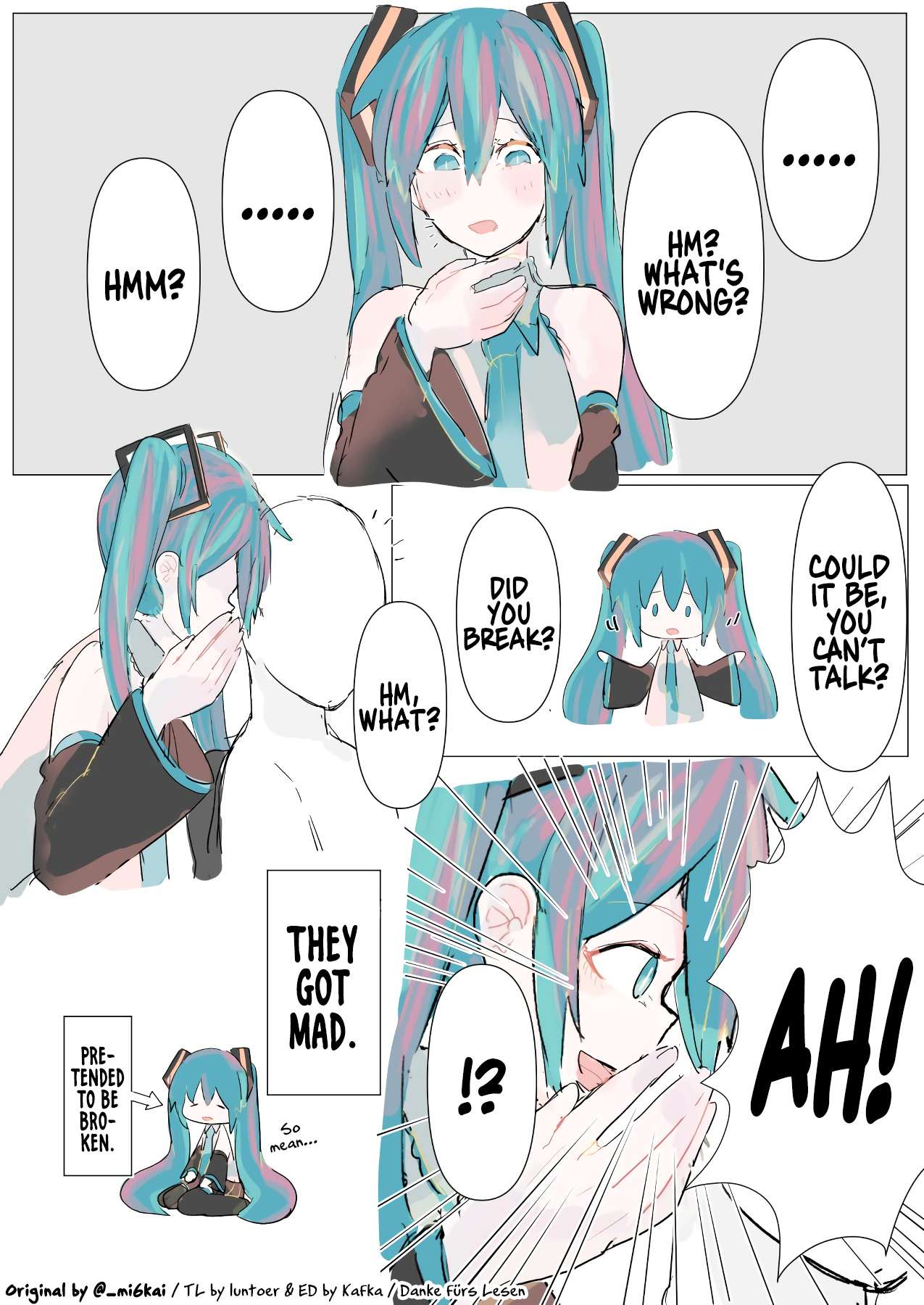 The Daily Life Of Master & Hatsune Miku - chapter 1 - #1