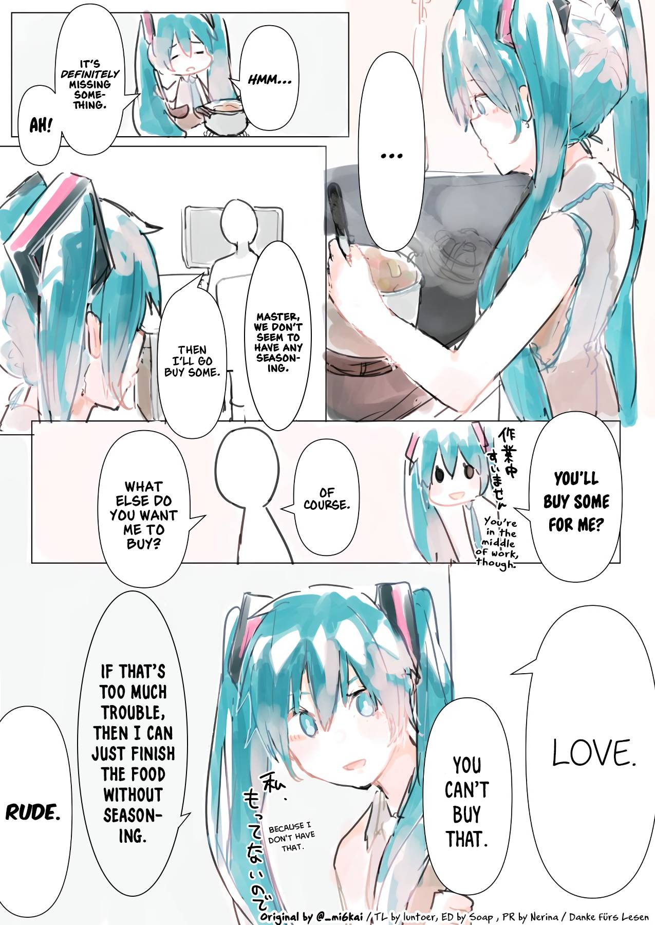 The Daily Life Of Master & Hatsune Miku - chapter 14 - #1