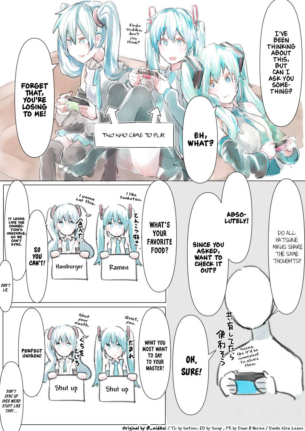 The Daily Life Of Master & Hatsune Miku - chapter 17 - #1