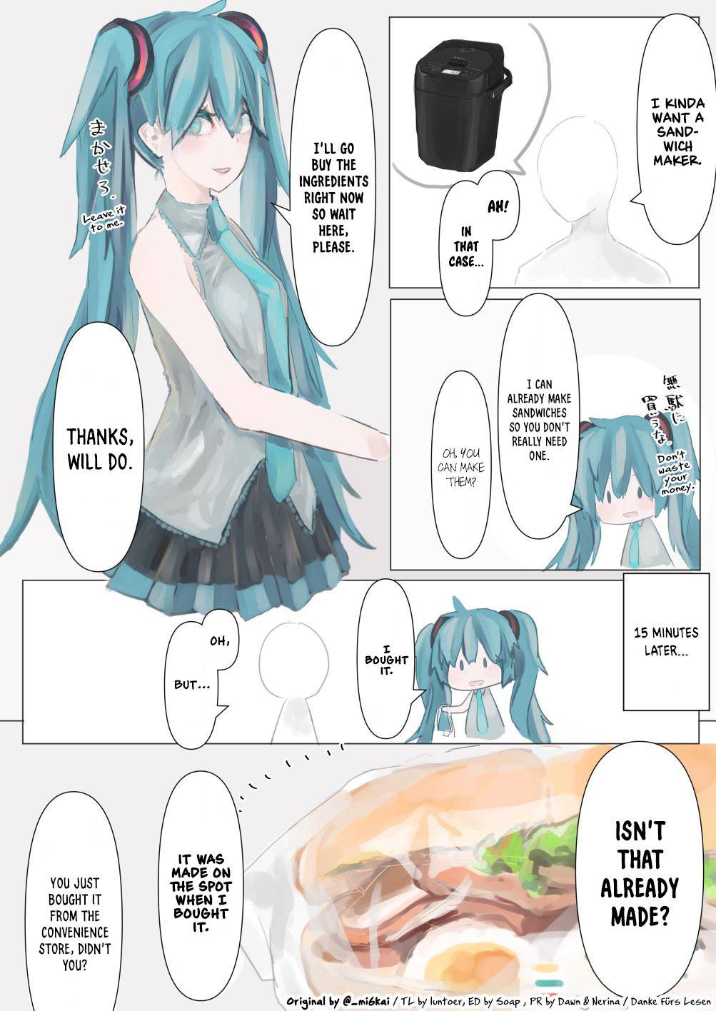 The Daily Life Of Master & Hatsune Miku - chapter 19 - #1