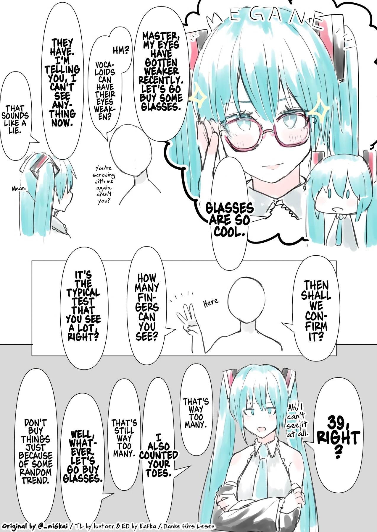 The Daily Life Of Master & Hatsune Miku - chapter 2 - #1