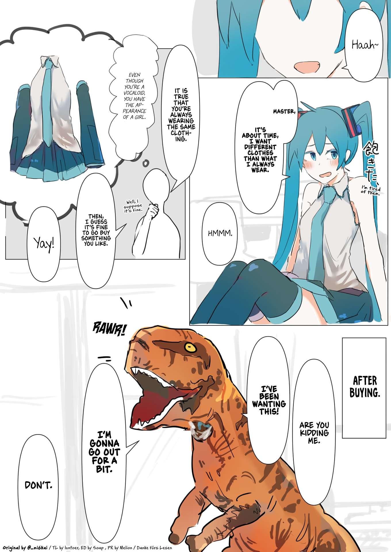 The Daily Life Of Master & Hatsune Miku - chapter 23 - #1