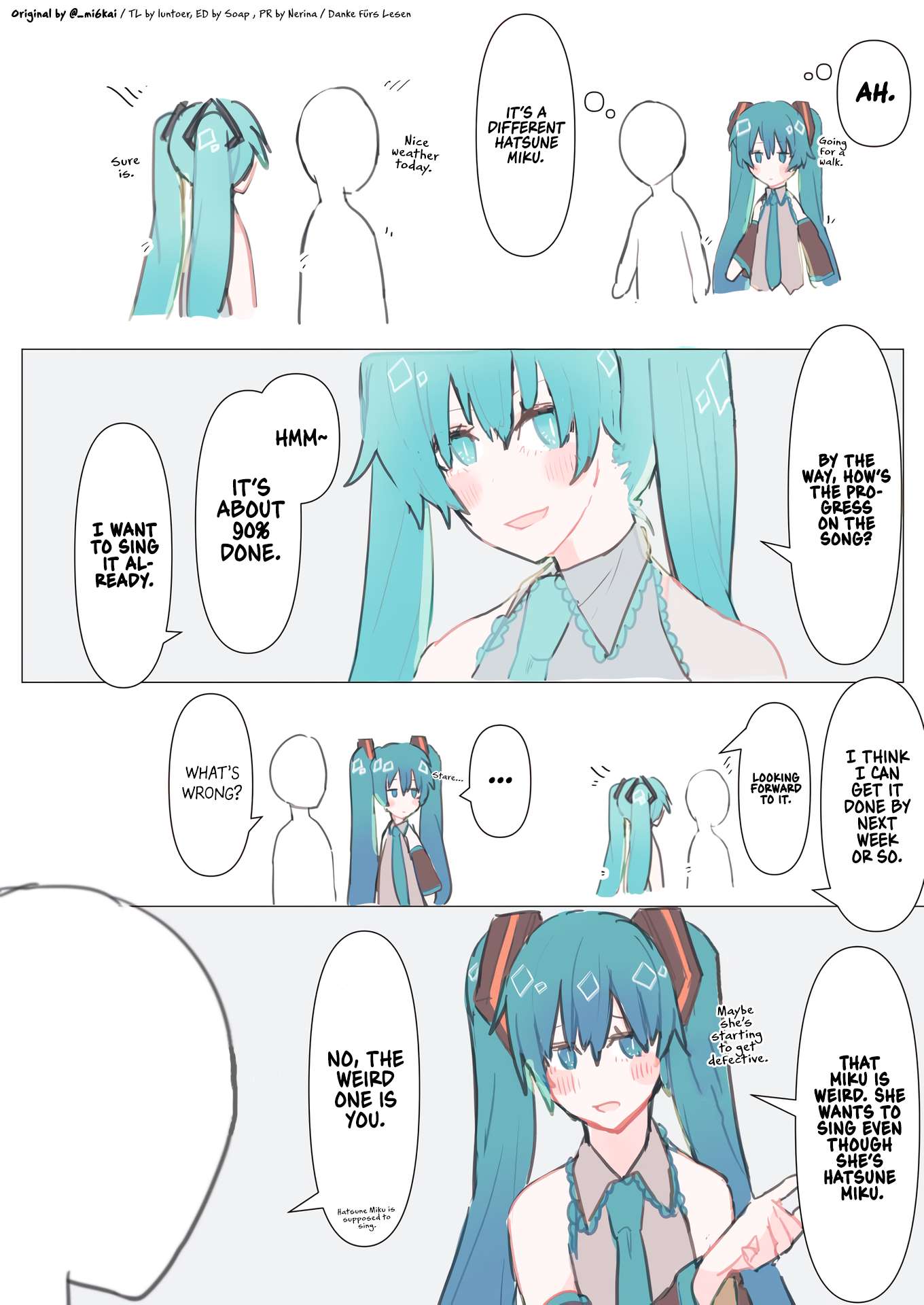 The Daily Life Of Master & Hatsune Miku - chapter 29 - #1