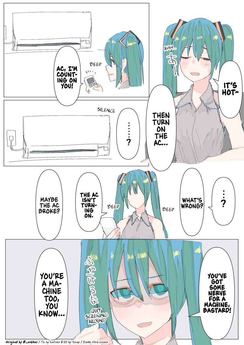 The Daily Life Of Master & Hatsune Miku - chapter 3 - #1