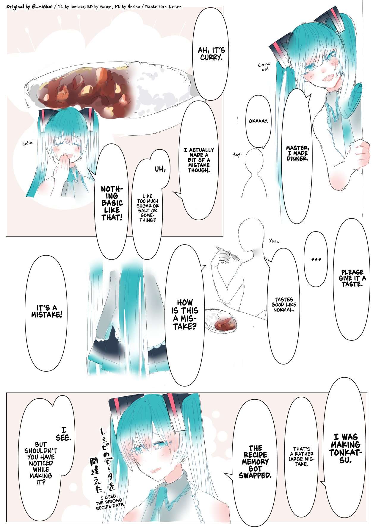 The Daily Life Of Master & Hatsune Miku - chapter 33 - #1