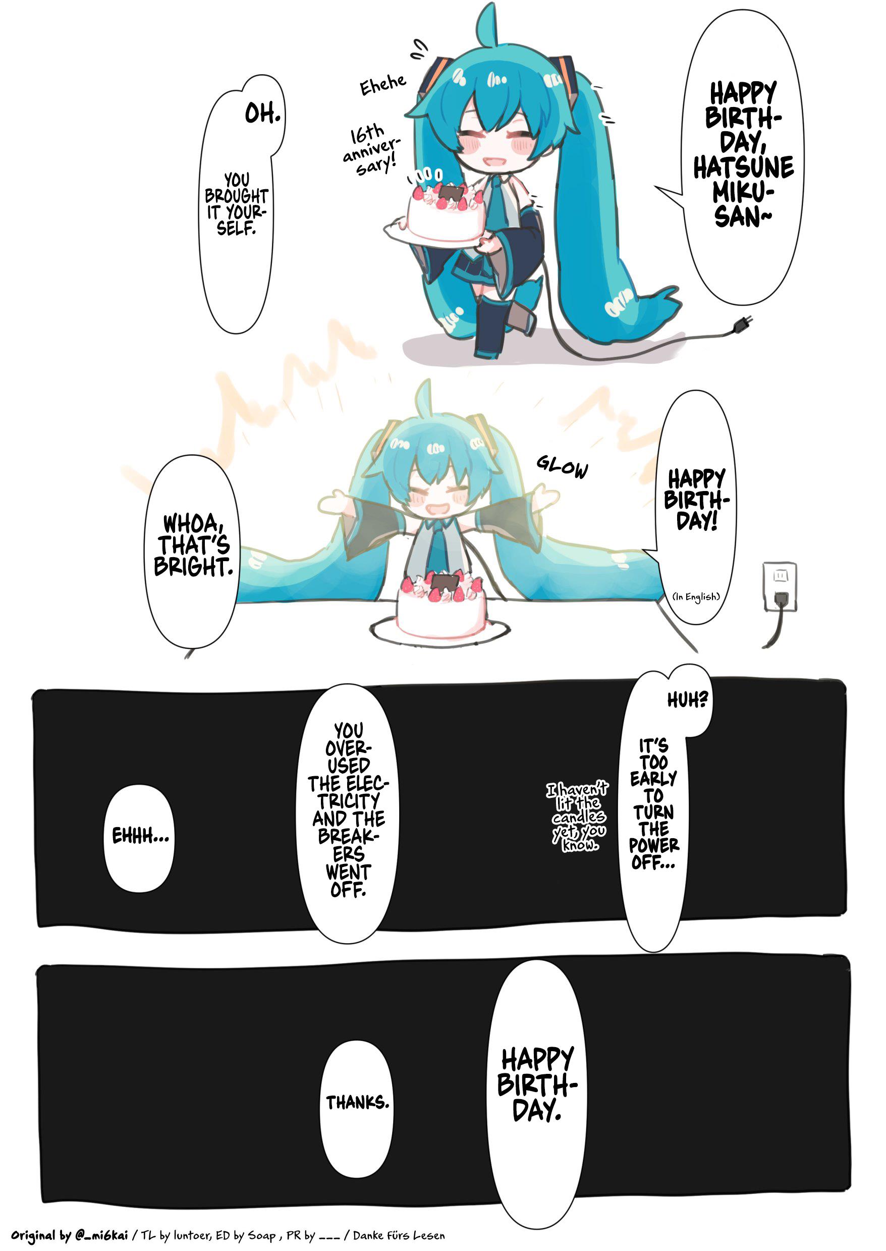 The Daily Life Of Master & Hatsune Miku - chapter 37 - #1