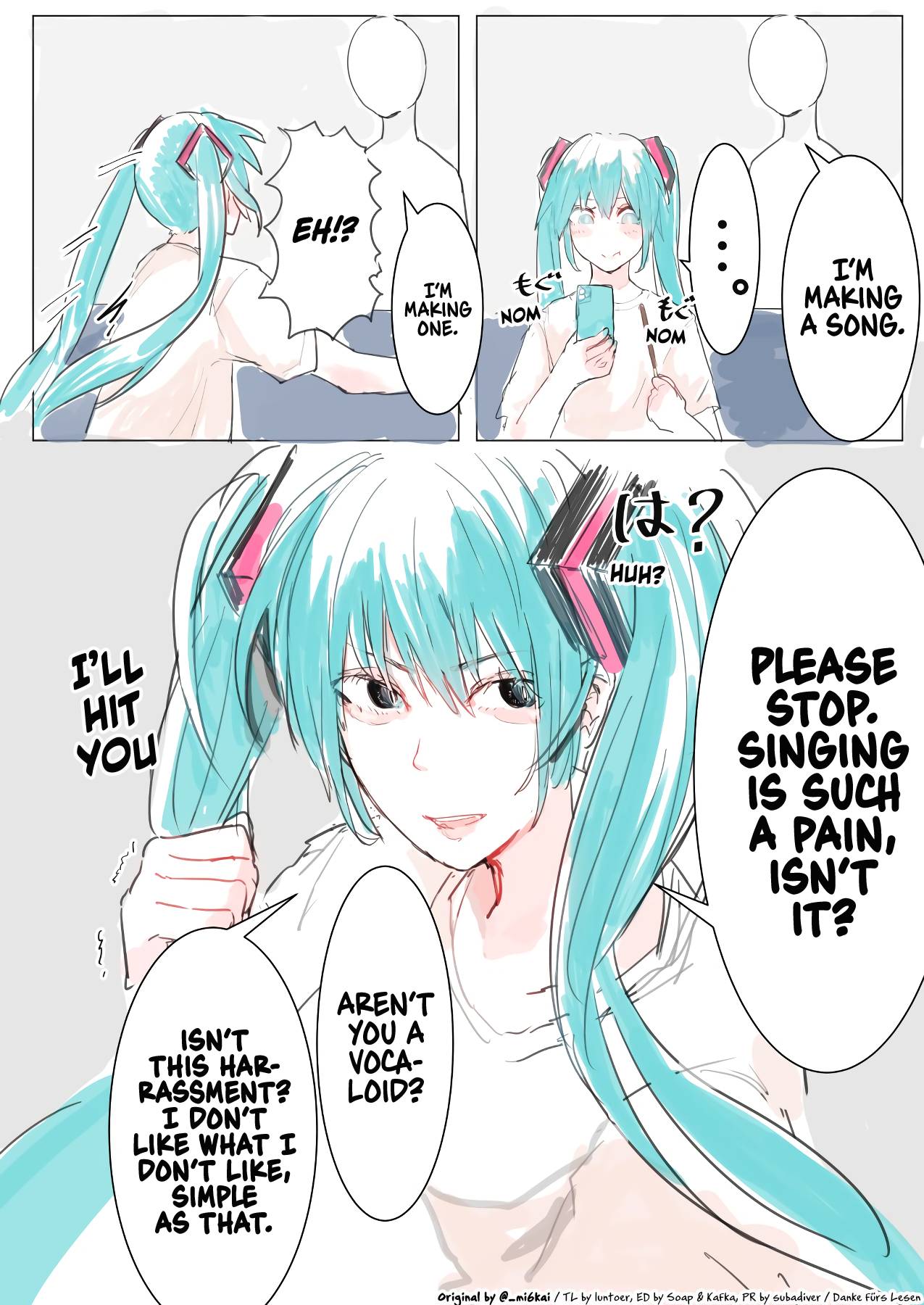 The Daily Life Of Master & Hatsune Miku - chapter 5 - #1